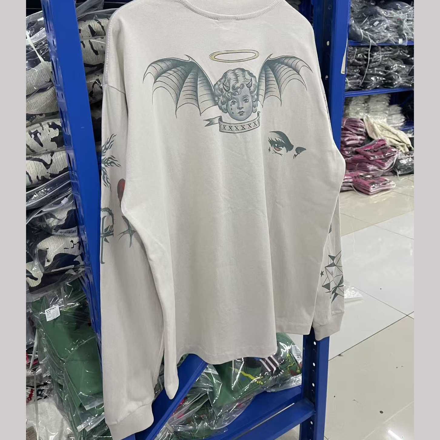 Saint Michael Dr Woo DW_LS Tee - EUR FASHION