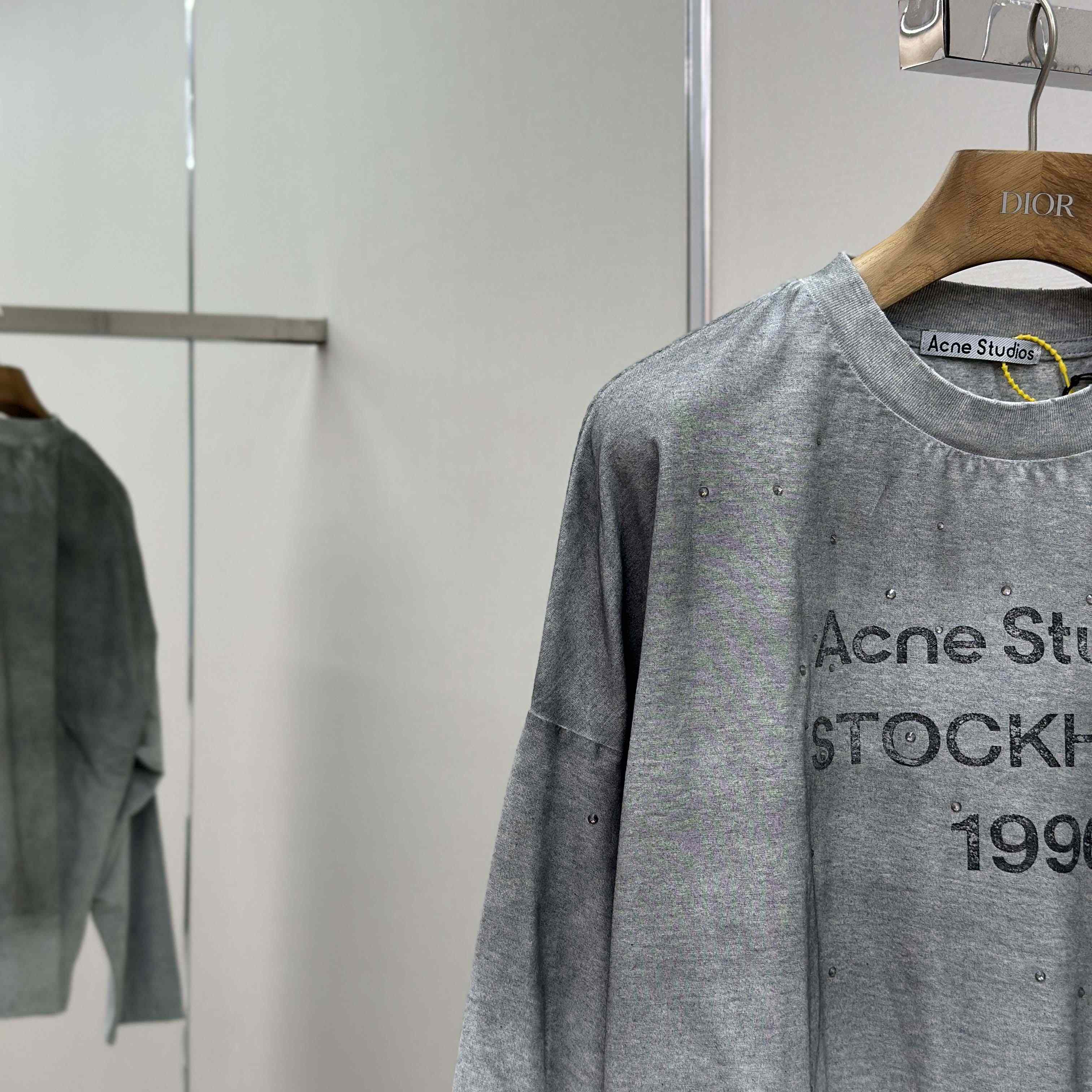 Acne Studios Logo T-shirt - Relaxed Fit - EUR FASHION