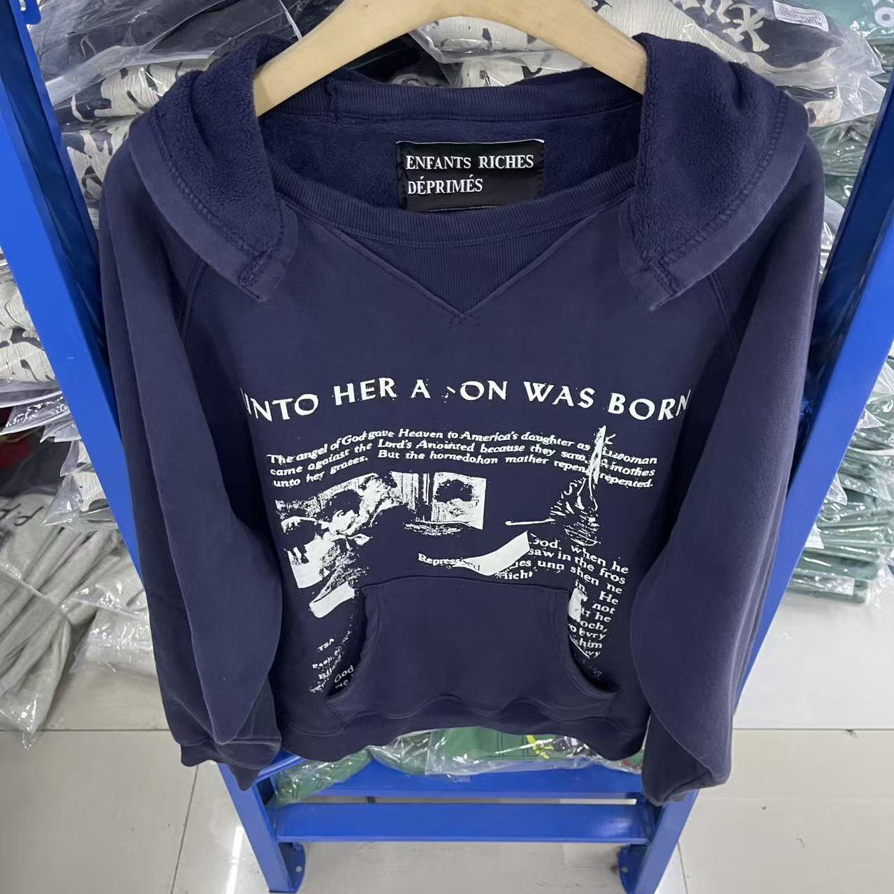 Enfants Riches Déprimés 25SS '' Unto Her A On Was Born'' Hoodie - EUR FASHION