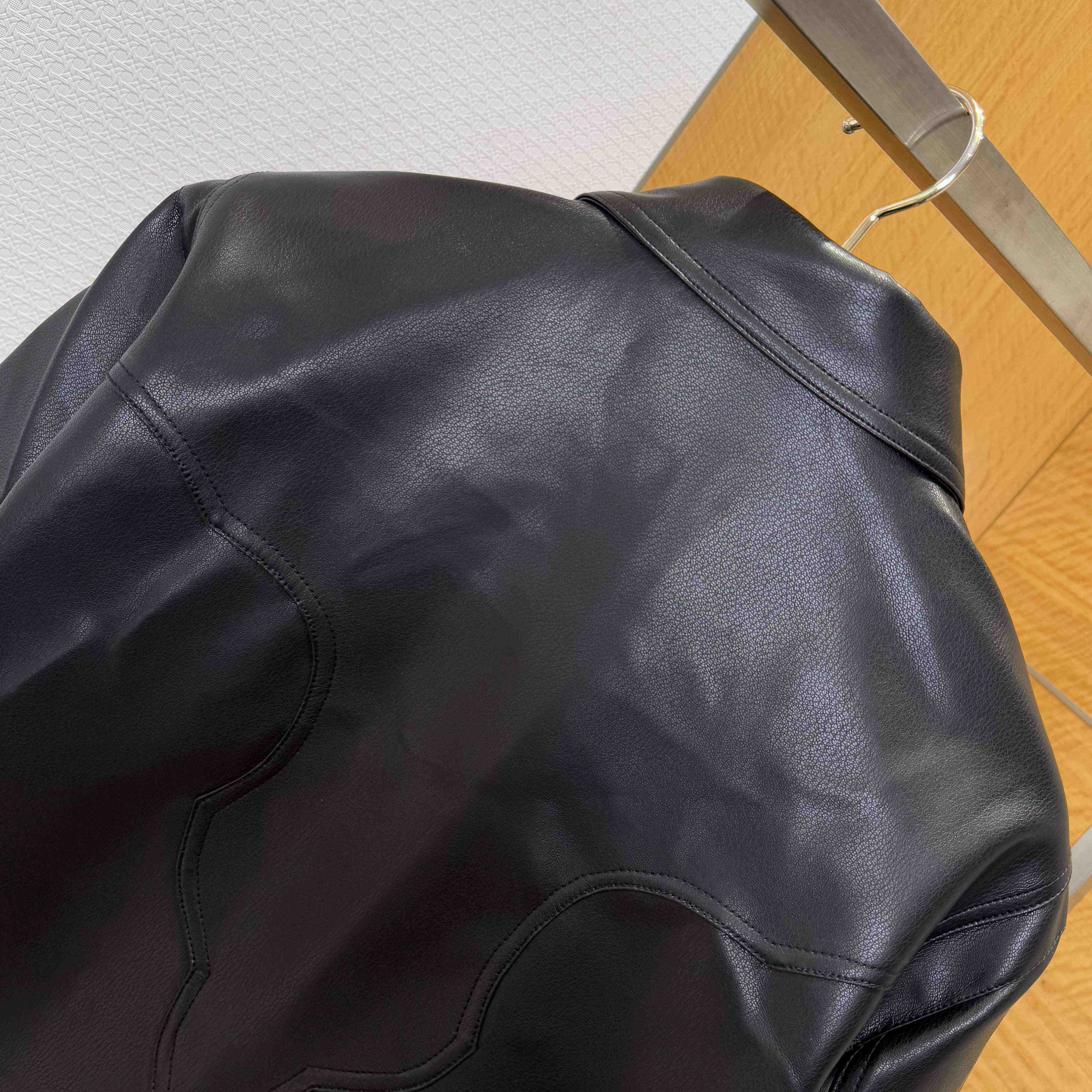 Chrome Hearts Leather Jacket - EUR FASHION