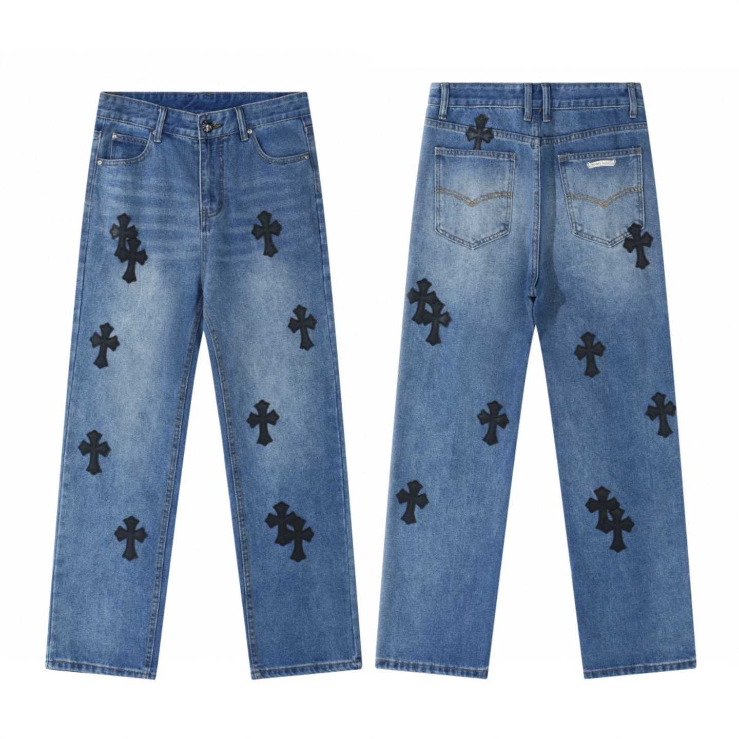 Chrome Hearts Jeans - EUR FASHION