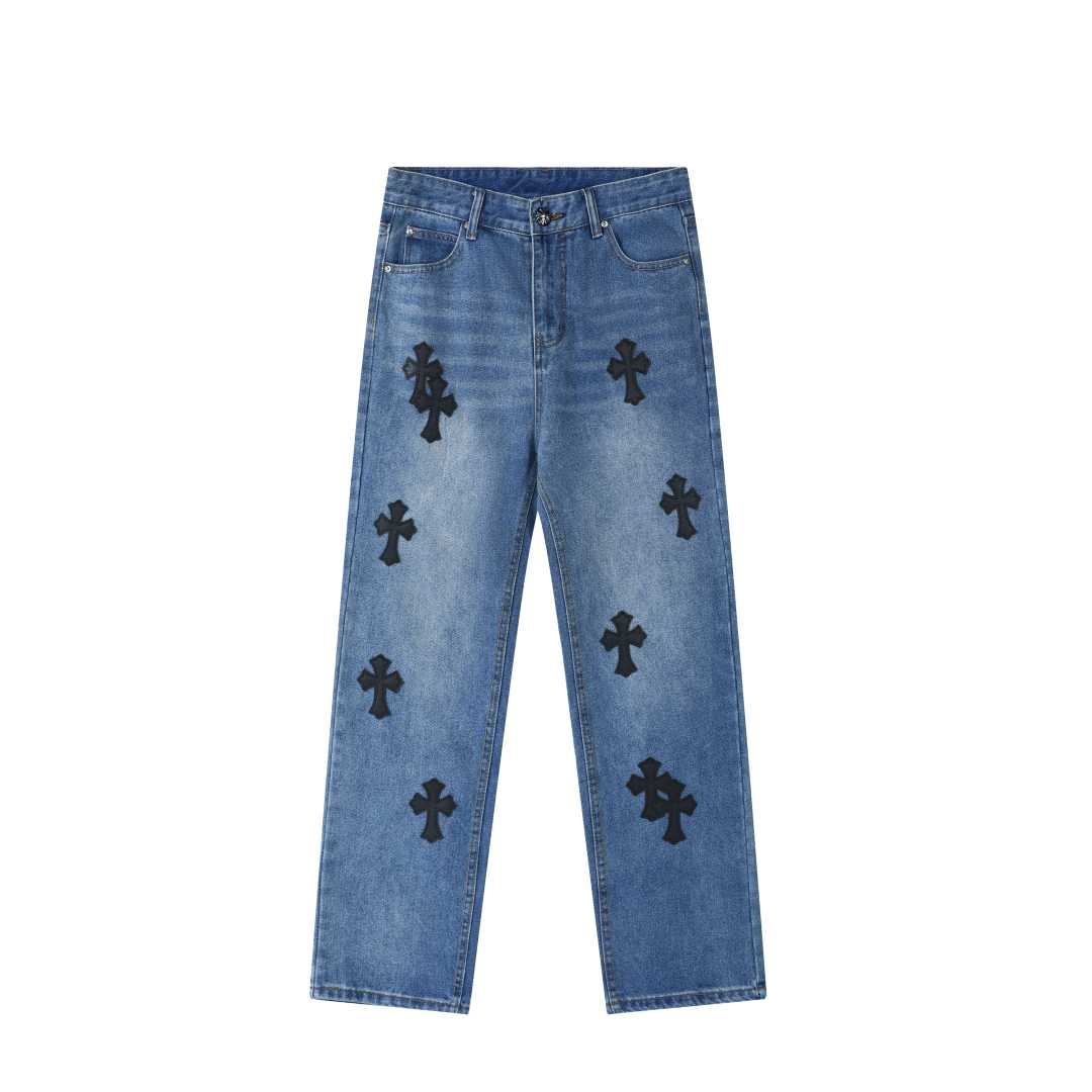 Chrome Hearts Jeans - EUR FASHION