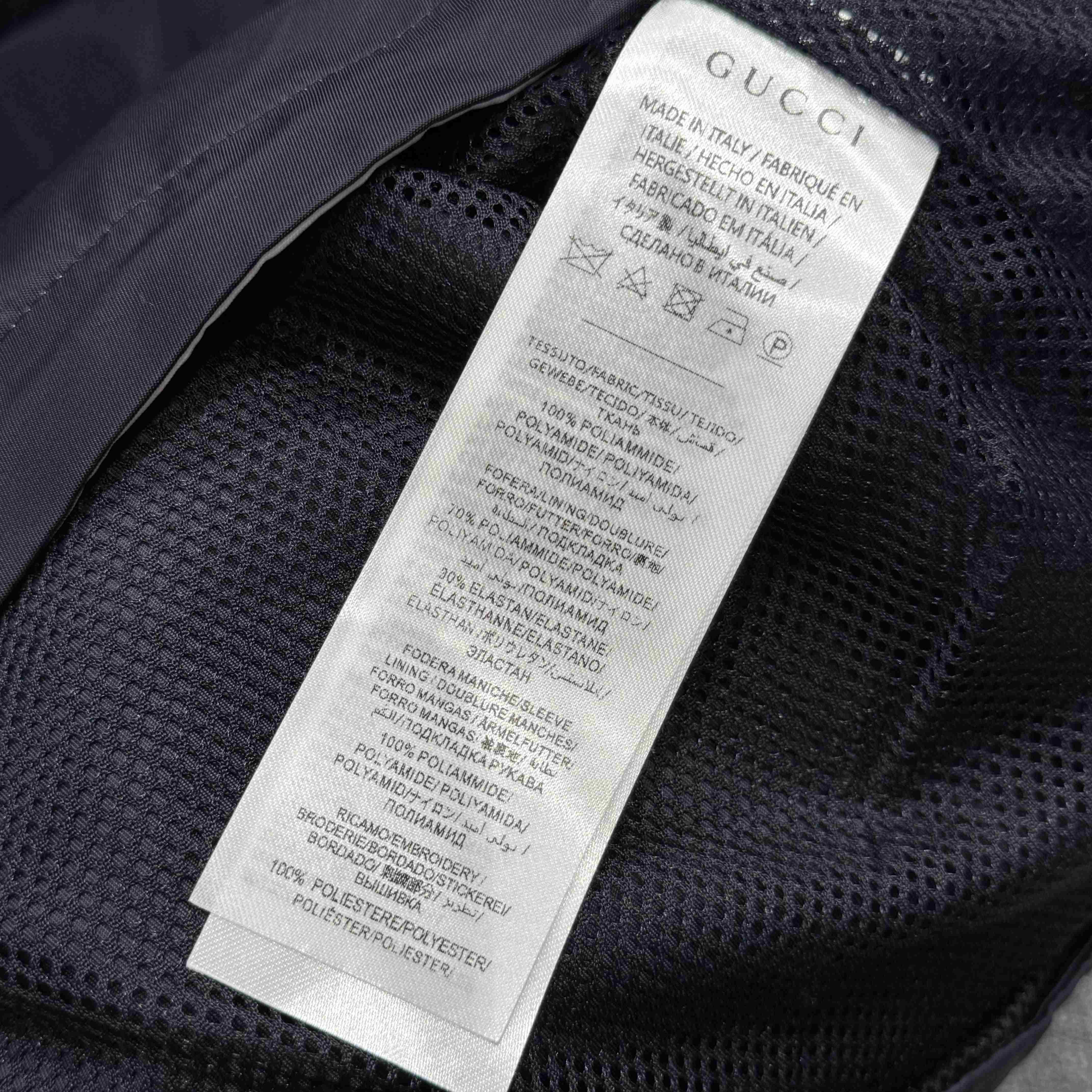 Gucci Nylon Twill Jacket With Patch - EUR FASHION