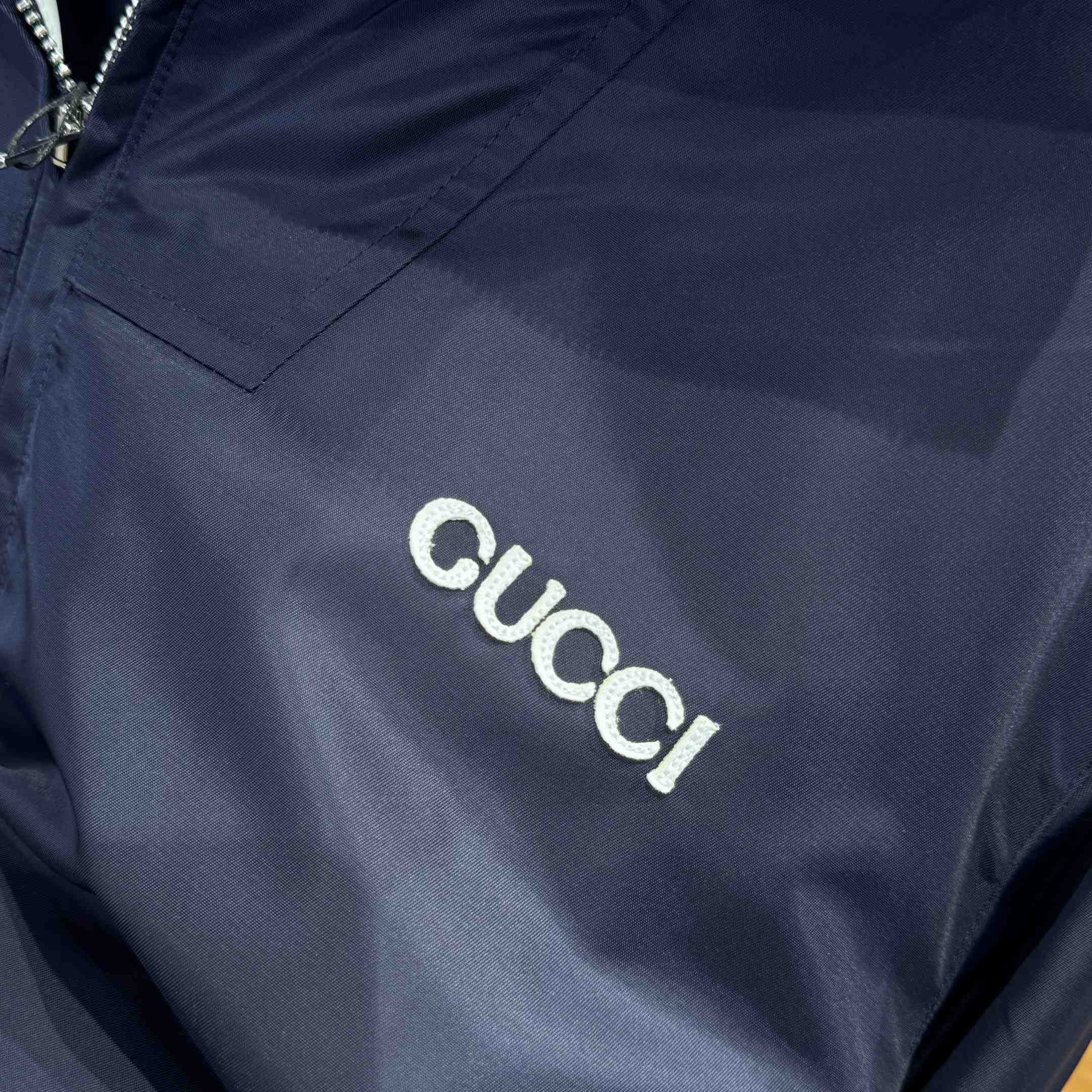 Gucci Nylon Twill Jacket With Patch - EUR FASHION
