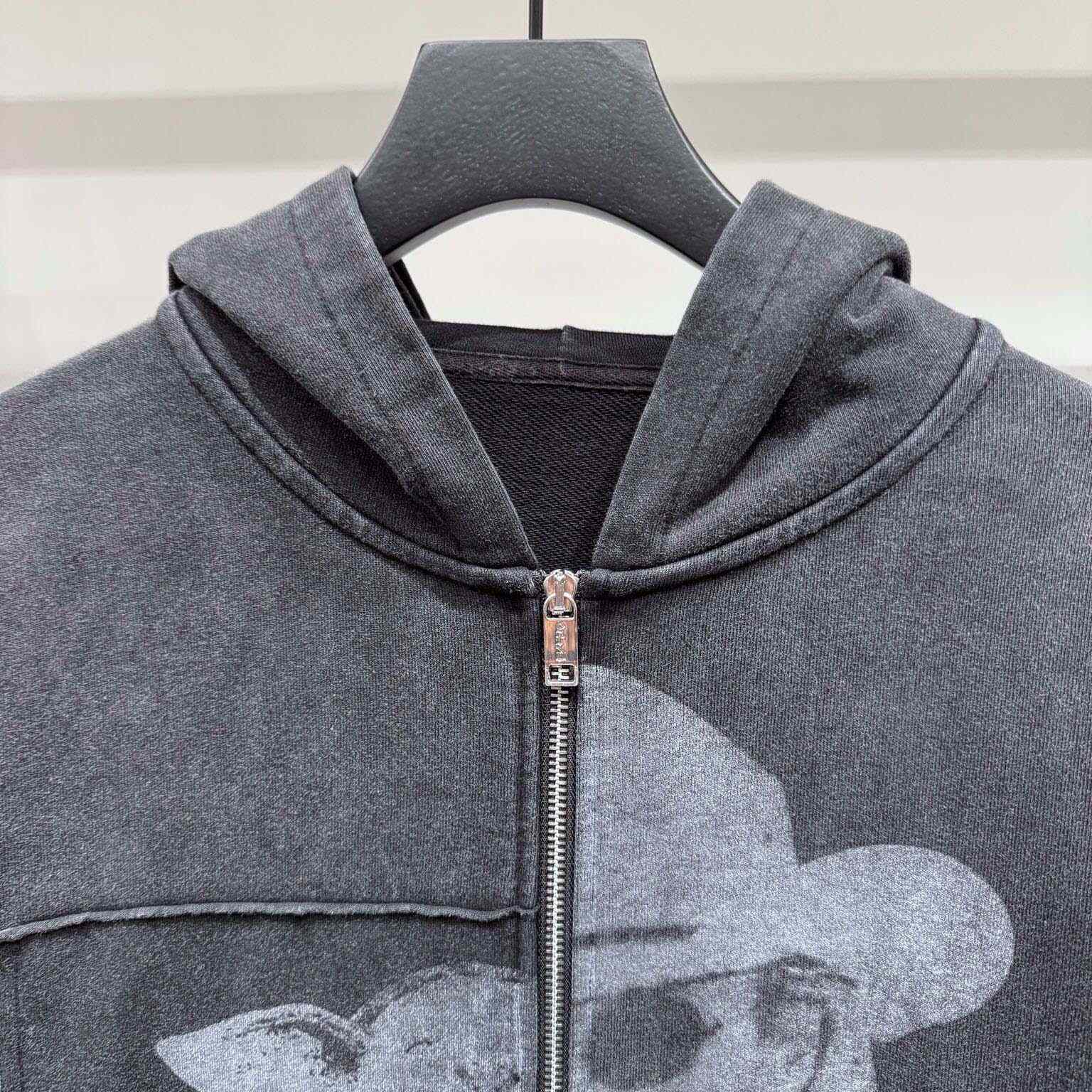 Enfants Riches Deprimes Pig Allen Zip Hoodie  - EUR FASHION