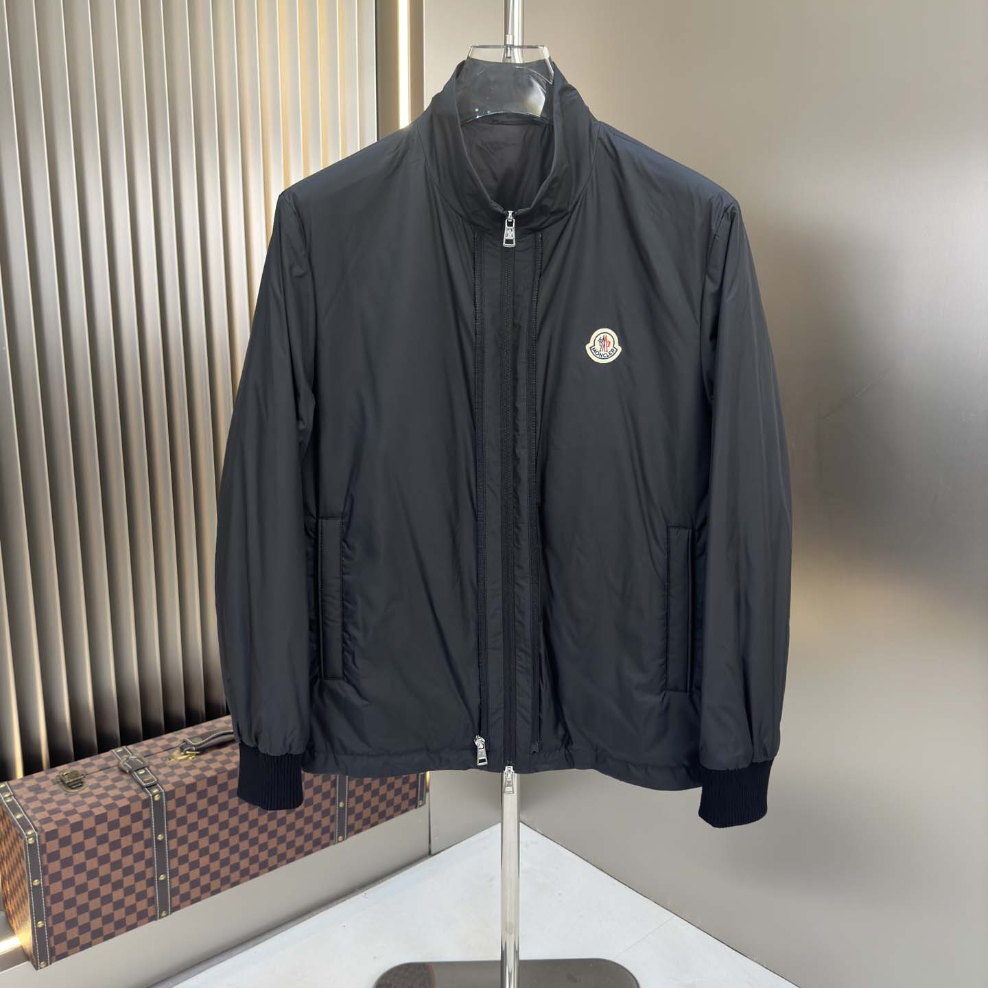 Moncler Black Verney 3-in-1 Short Jacket & Down Vest Set - EUR FASHION