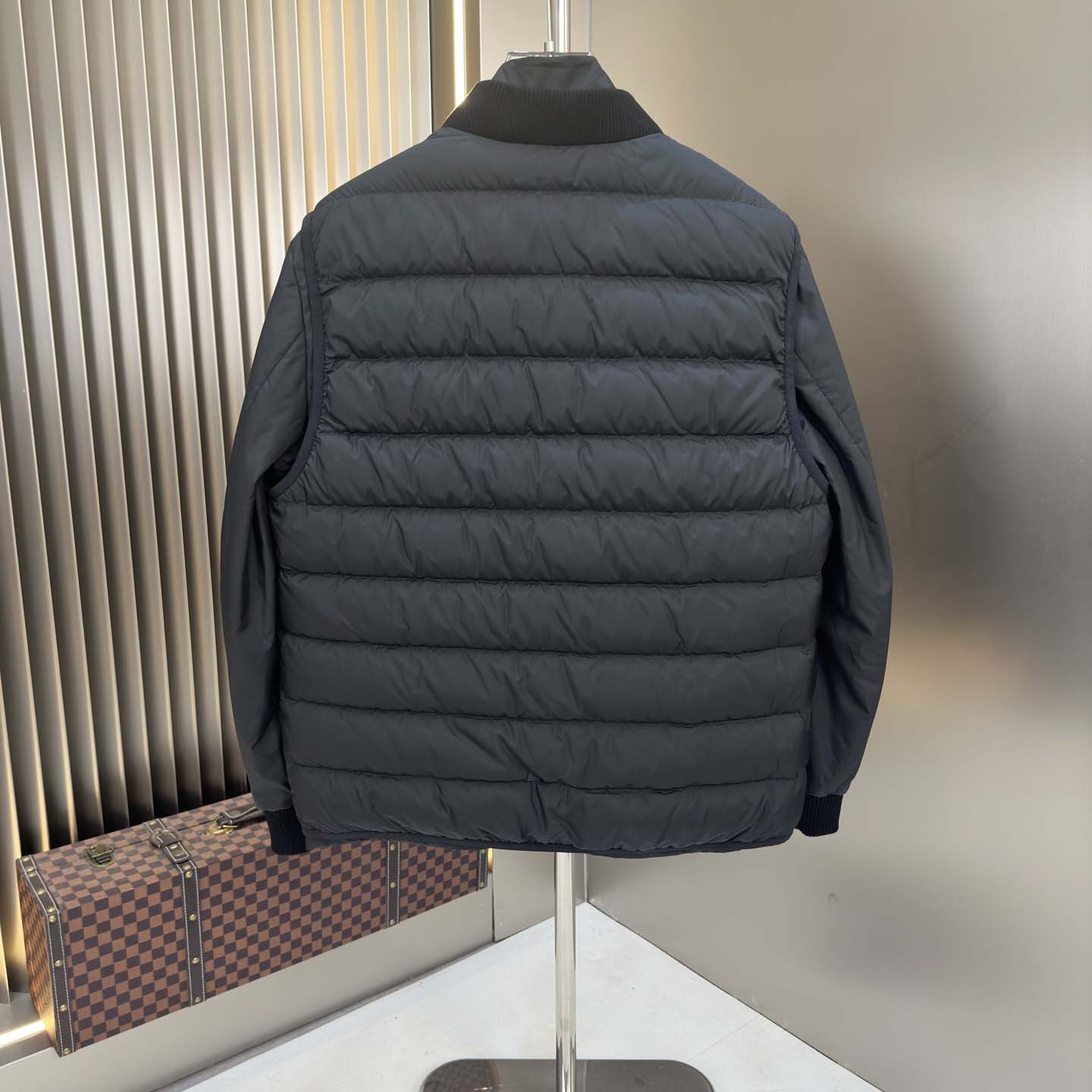Moncler Black Verney 3-in-1 Short Jacket & Down Vest Set - EUR FASHION