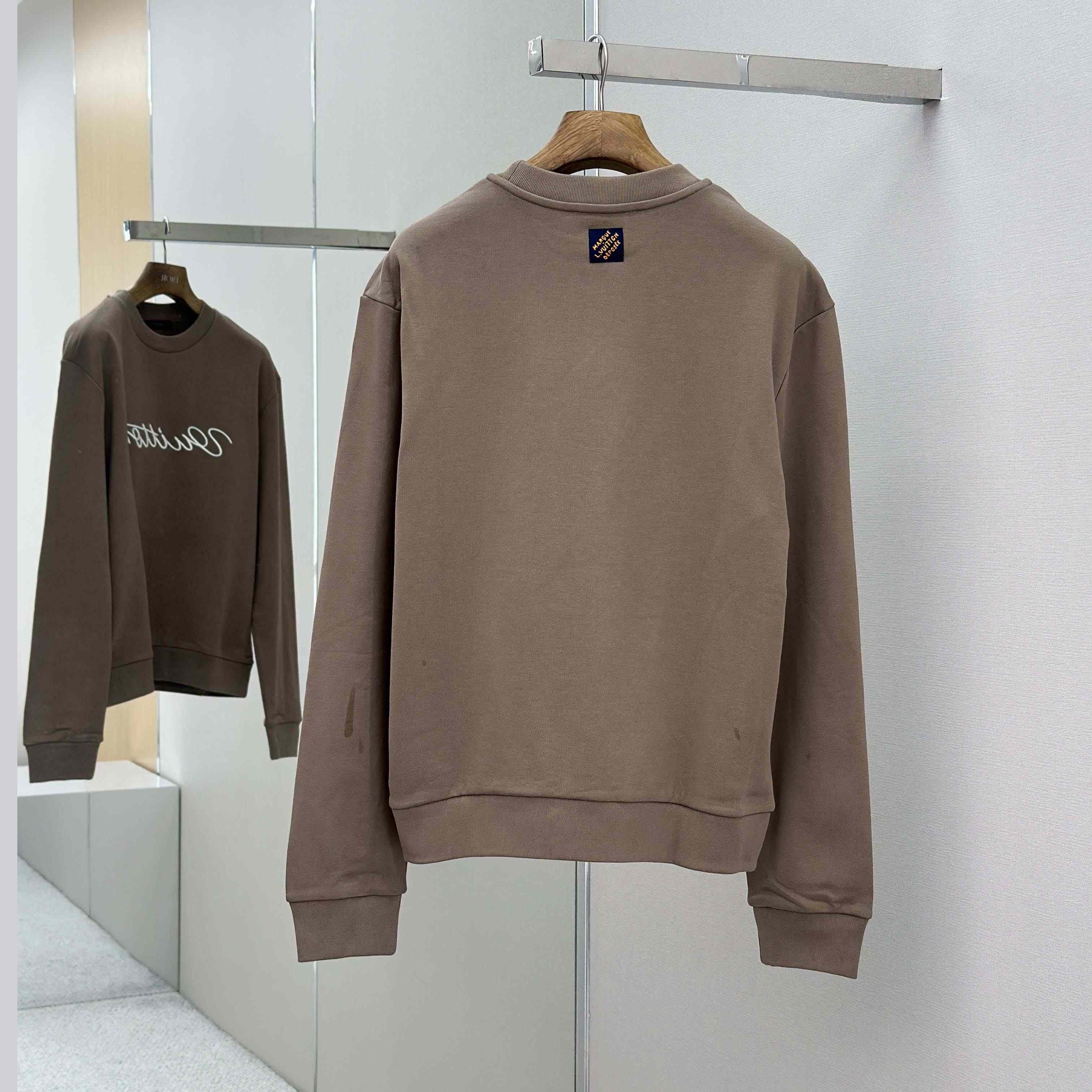 Louis Vuitton Embroidered Cotton Crewneck   1AHEFU - EUR FASHION