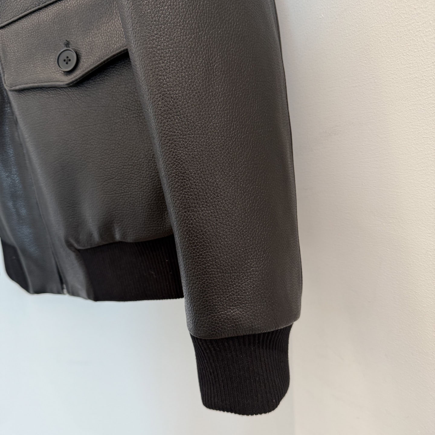 Prada Leather Bomber Jacket - EUR FASHION
