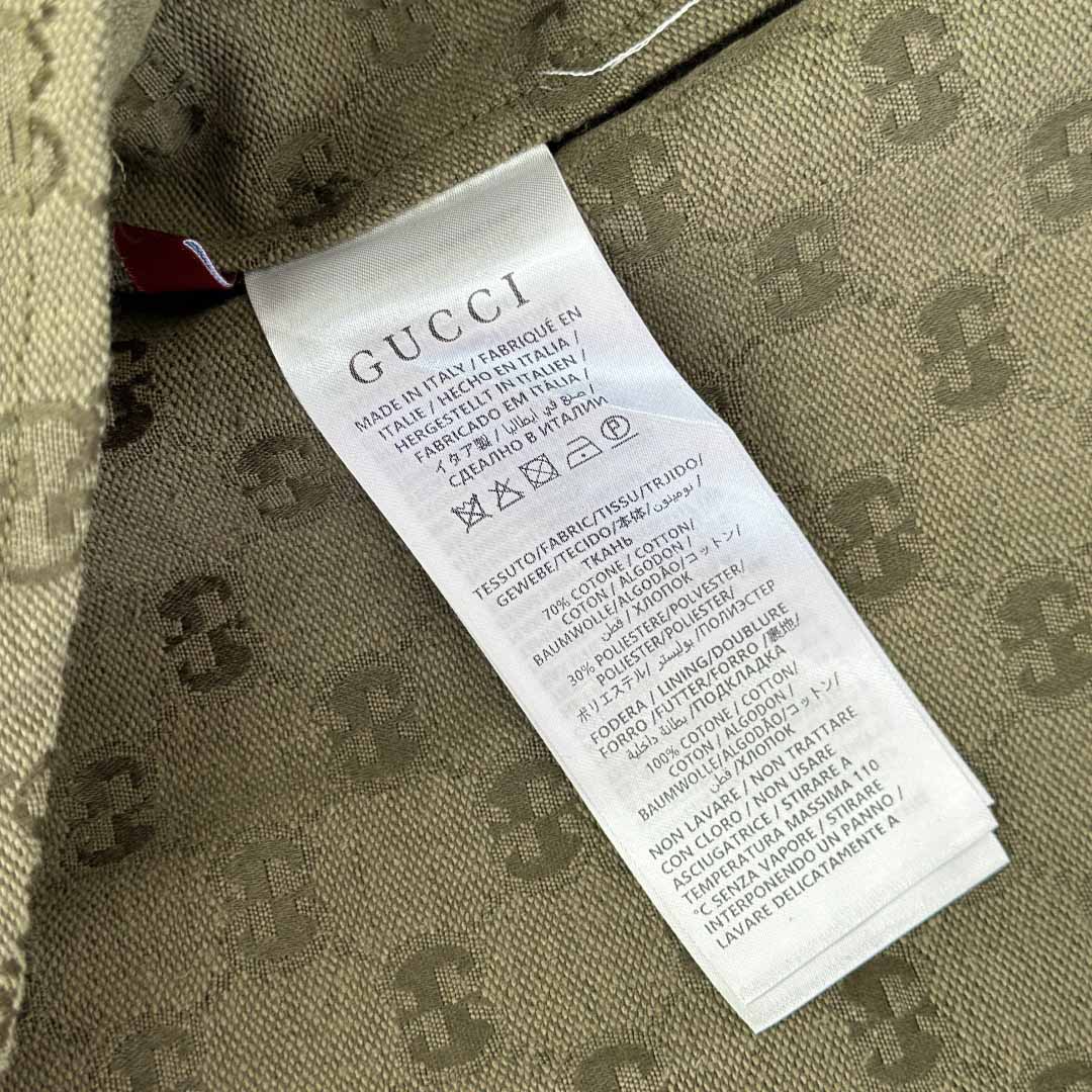 Gucci  Monogrammed Cotton-Blend Jacquard Shirt - EUR FASHION