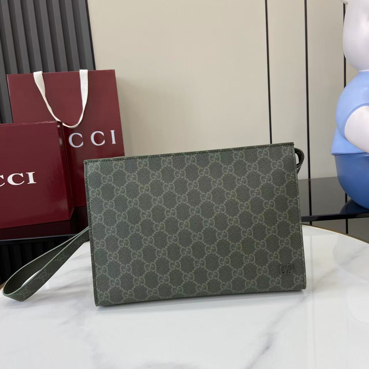 Gucci GG Monogram Small Pouch - EUR FASHION