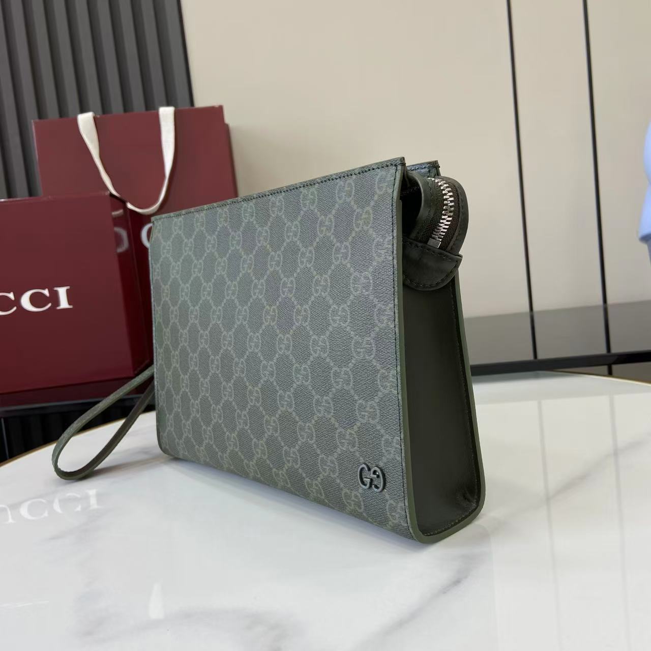 Gucci GG Monogram Small Pouch - EUR FASHION