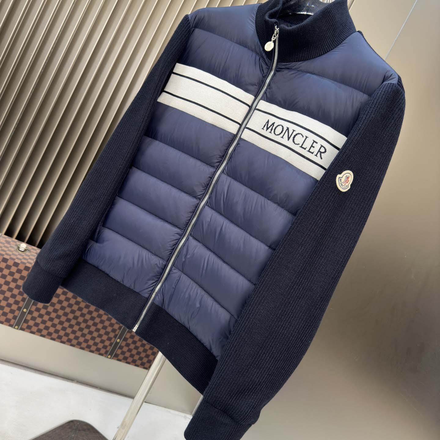 Moncler Color Block Zip Cardigan  - EUR FASHION