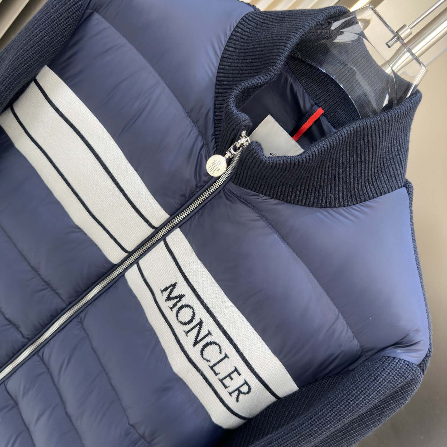 Moncler Color Block Zip Cardigan  - EUR FASHION