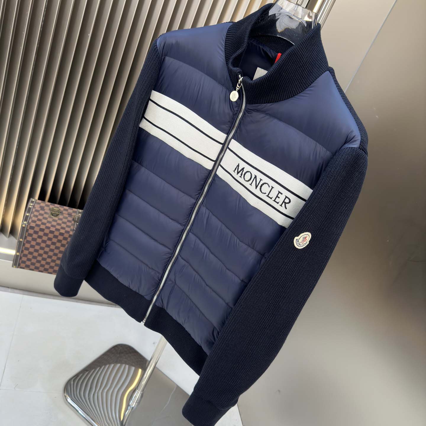 Moncler Color Block Zip Cardigan  - EUR FASHION