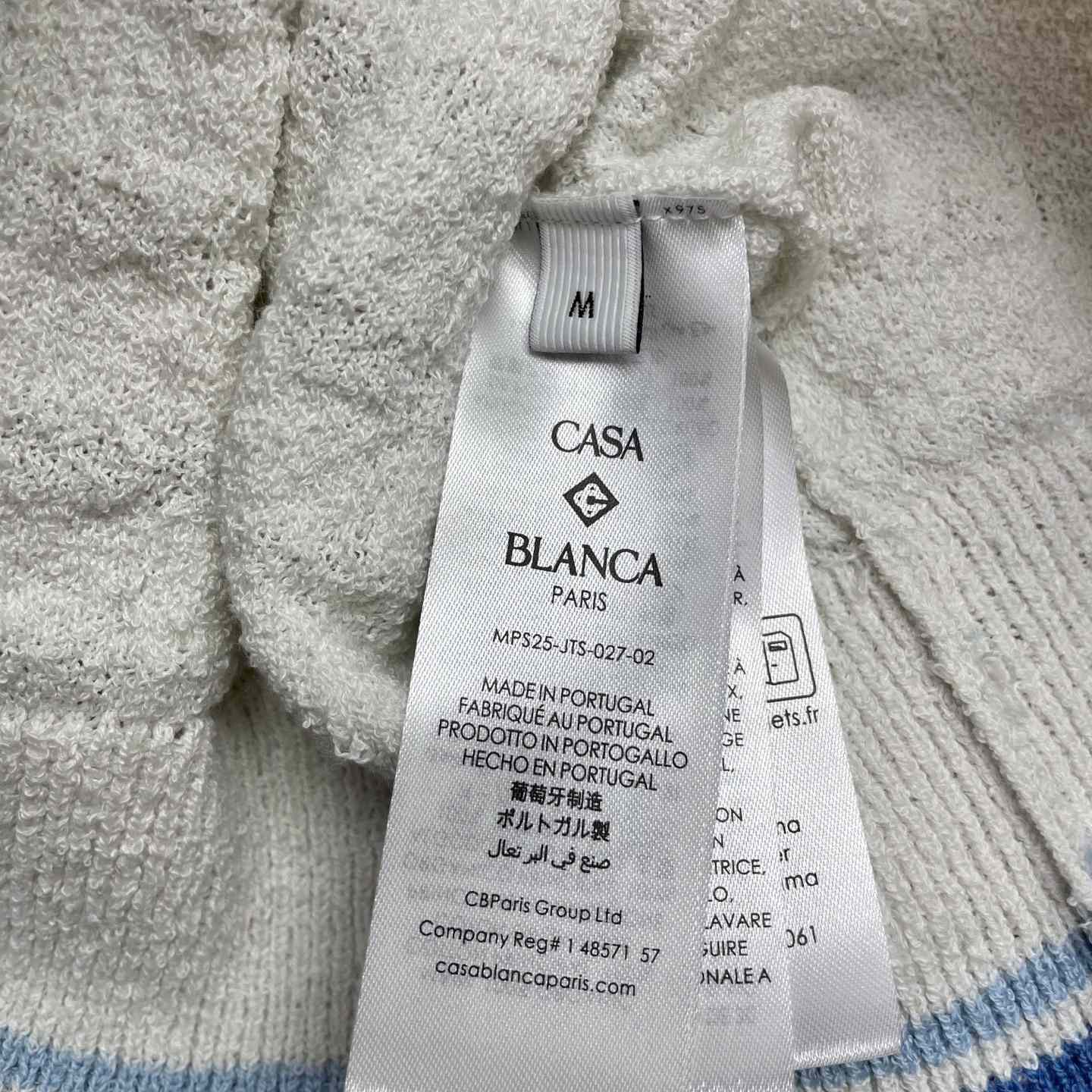 Casablanca Cotton Boucle Polo Shirt   Z6024 - EUR FASHION