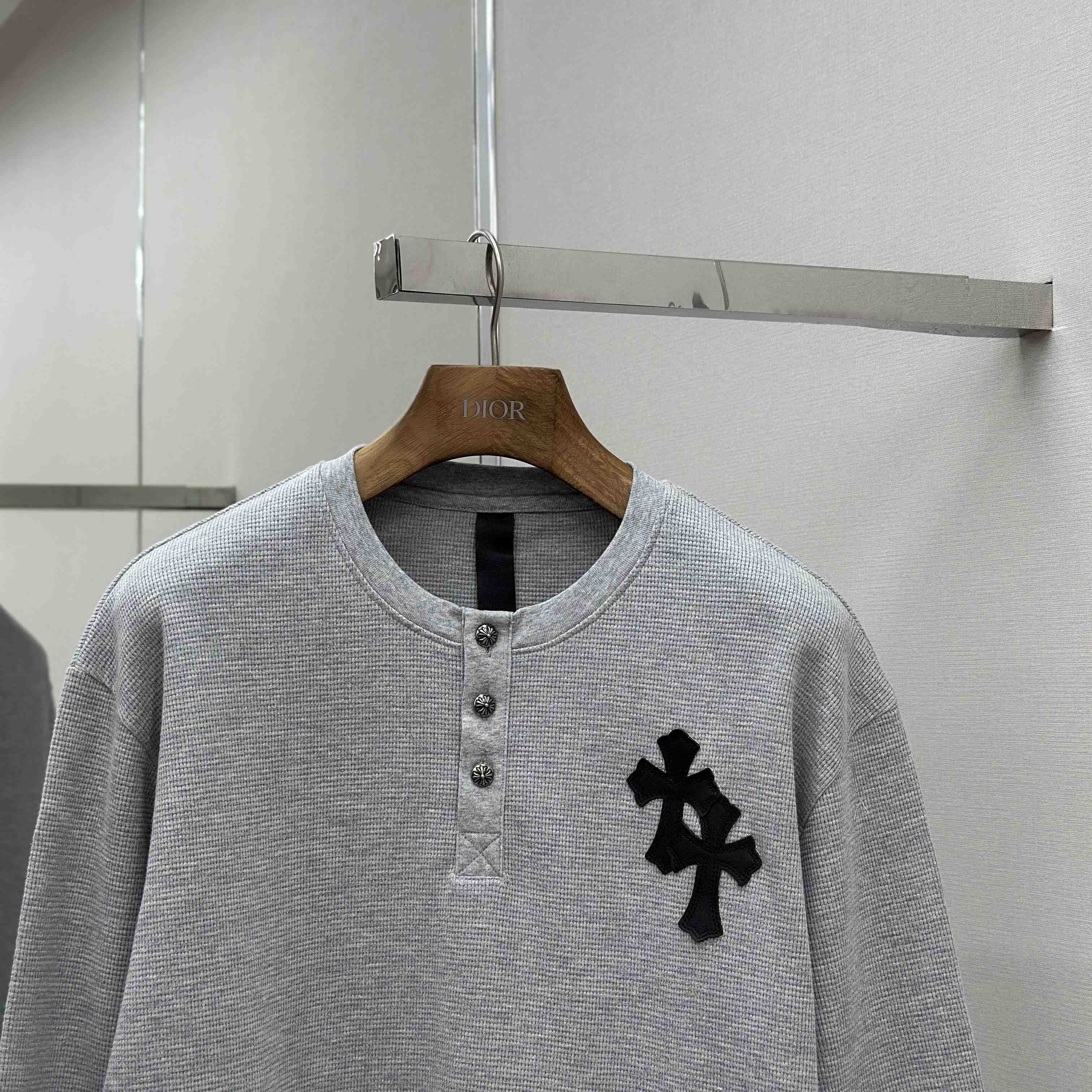 Chrome Hearts Long Sleeve Button - EUR FASHION