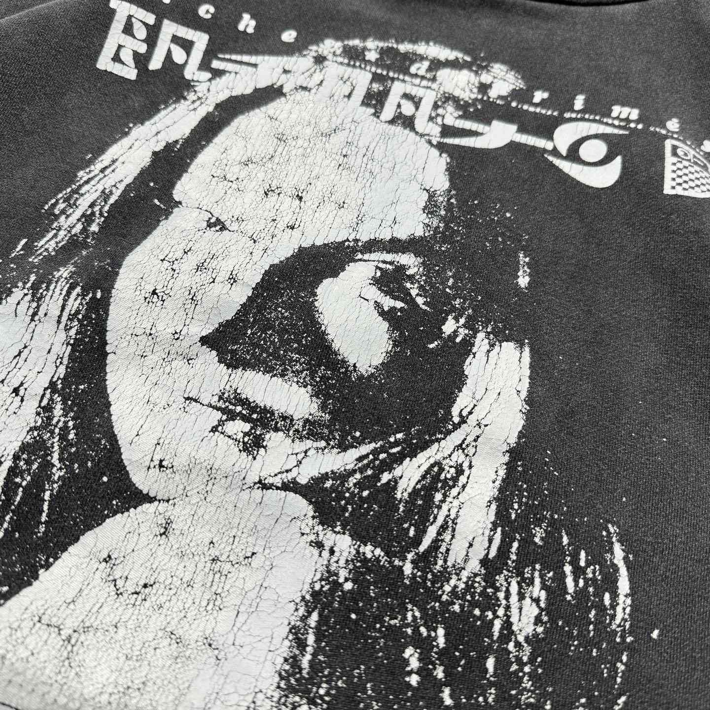 Enfants Riches Déprimés Exposed Christina Hoodie 'Sun Faded Black' - EUR FASHION