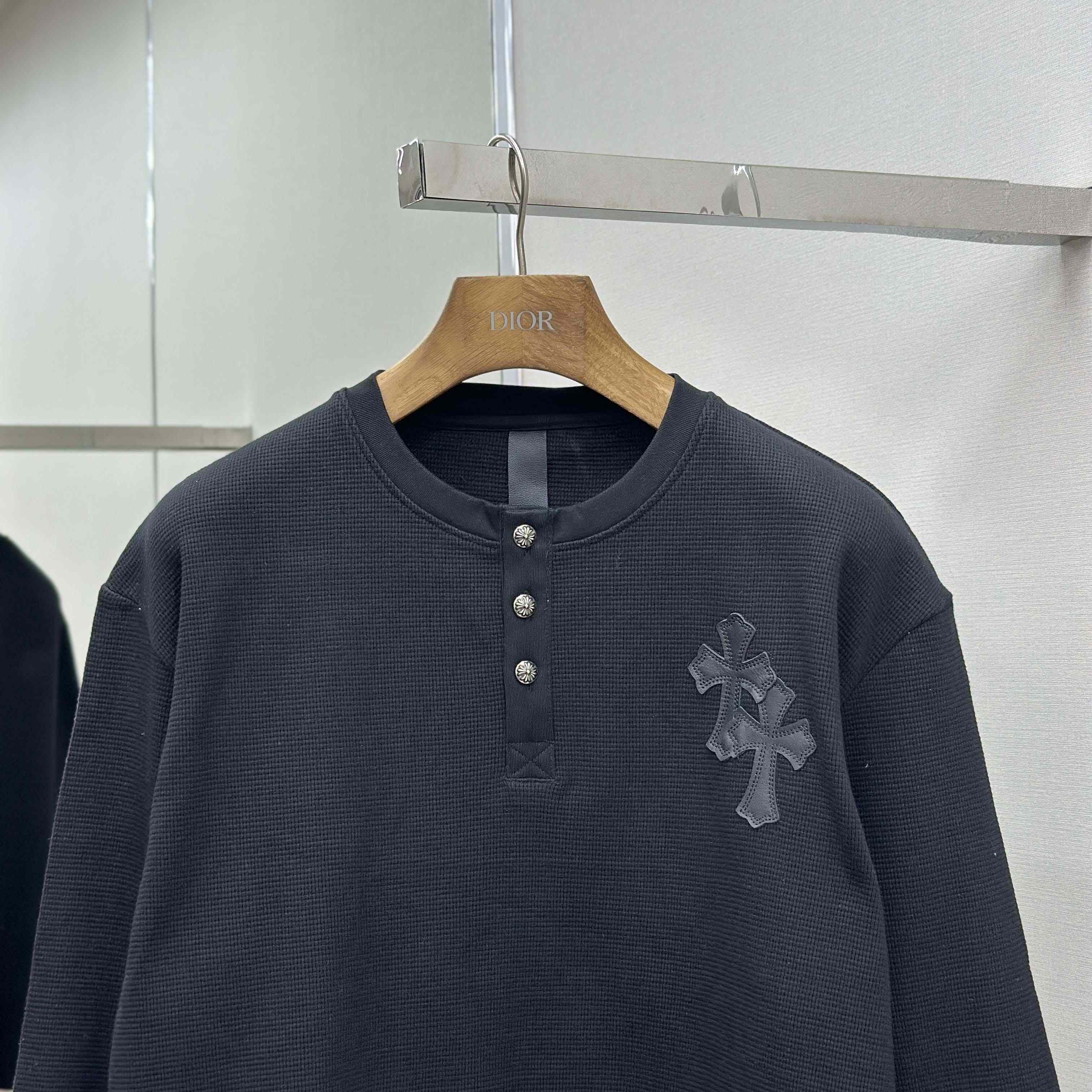 Chrome Hearts Long Sleeve Button - EUR FASHION