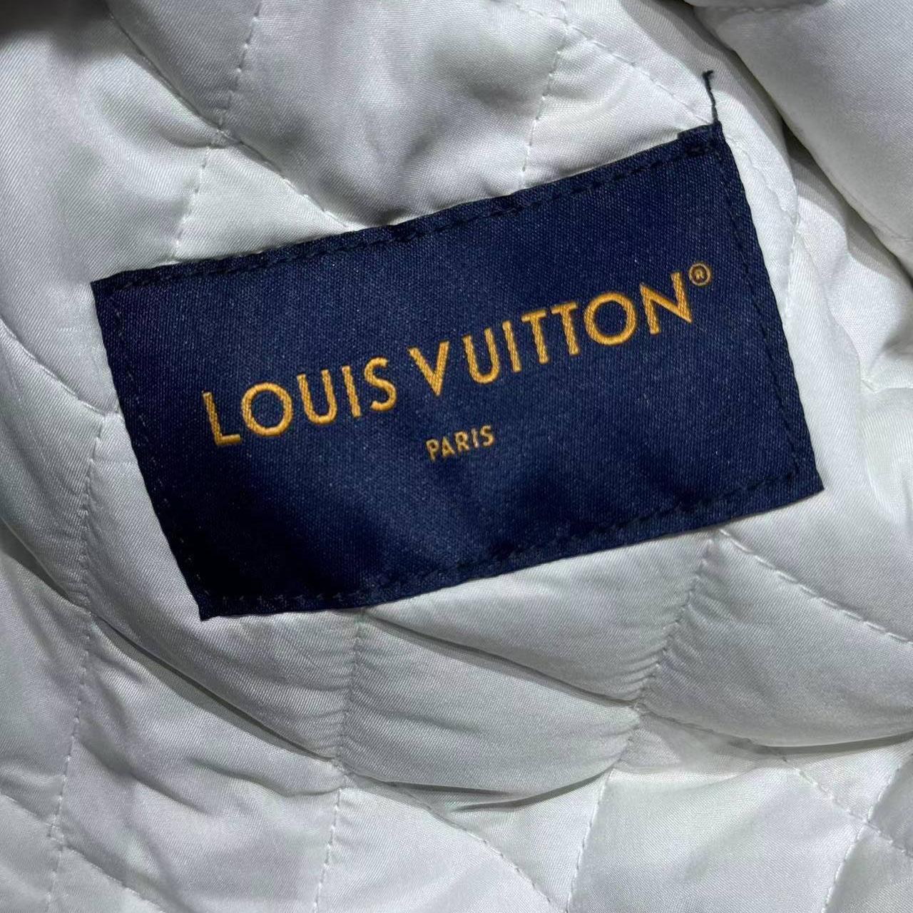 Louis Vuitton Upcycled Denim Varsity Jacket    - EUR FASHION