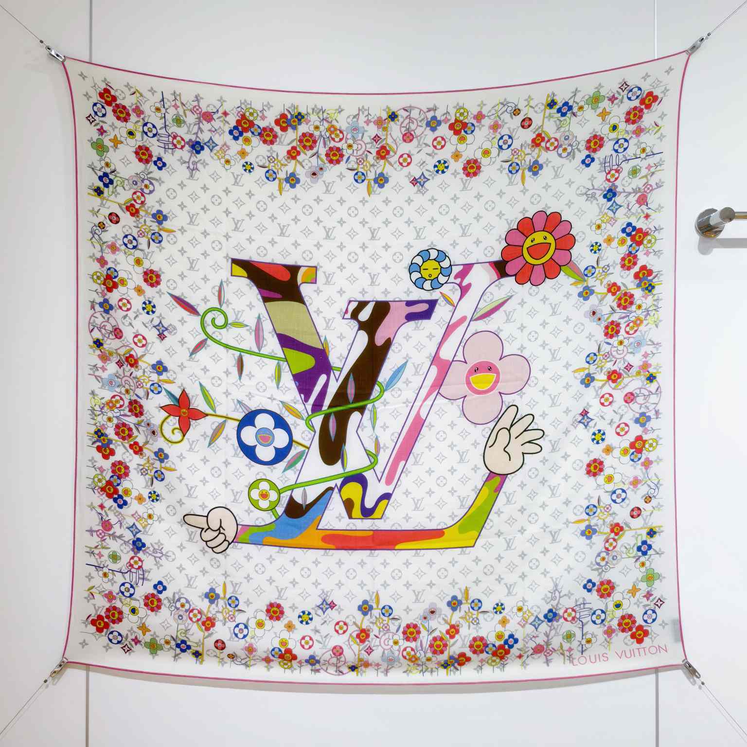 Louis Vuitton LV x TM Monogram Superflat Shawl   M96080 - EUR FASHION