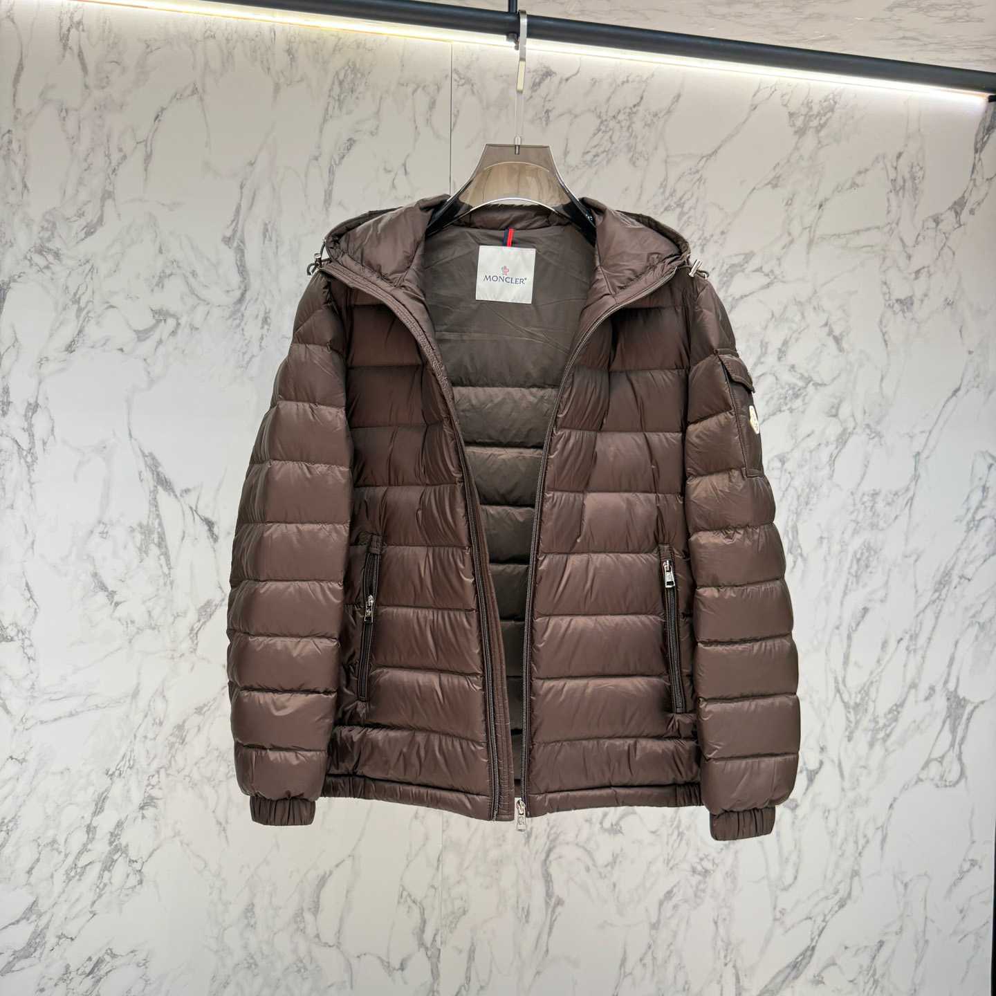 Moncler Galion Hooded Short Down Jacket - EUR FASHION