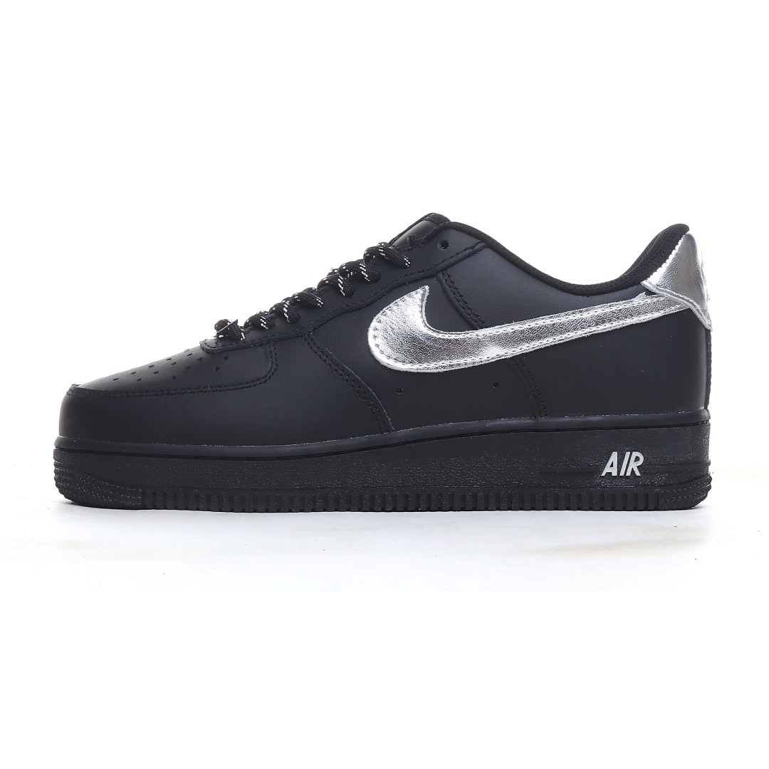 Nike Air Force 1 '07 Low “Black Silver Swoosh” FV5951-001 - EUR FASHION