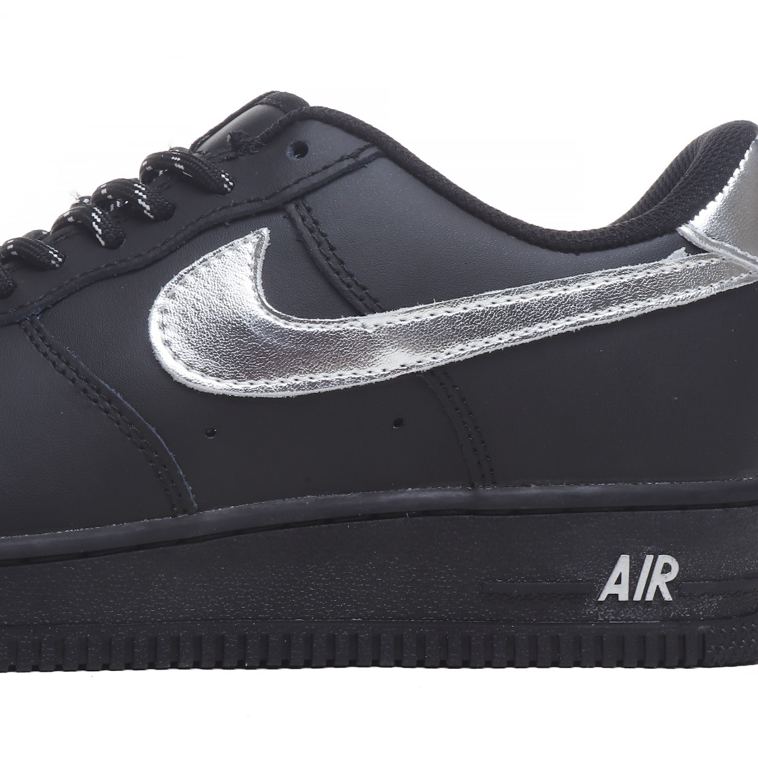 Nike Air Force 1 '07 Low “Black Silver Swoosh” FV5951-001 - EUR FASHION