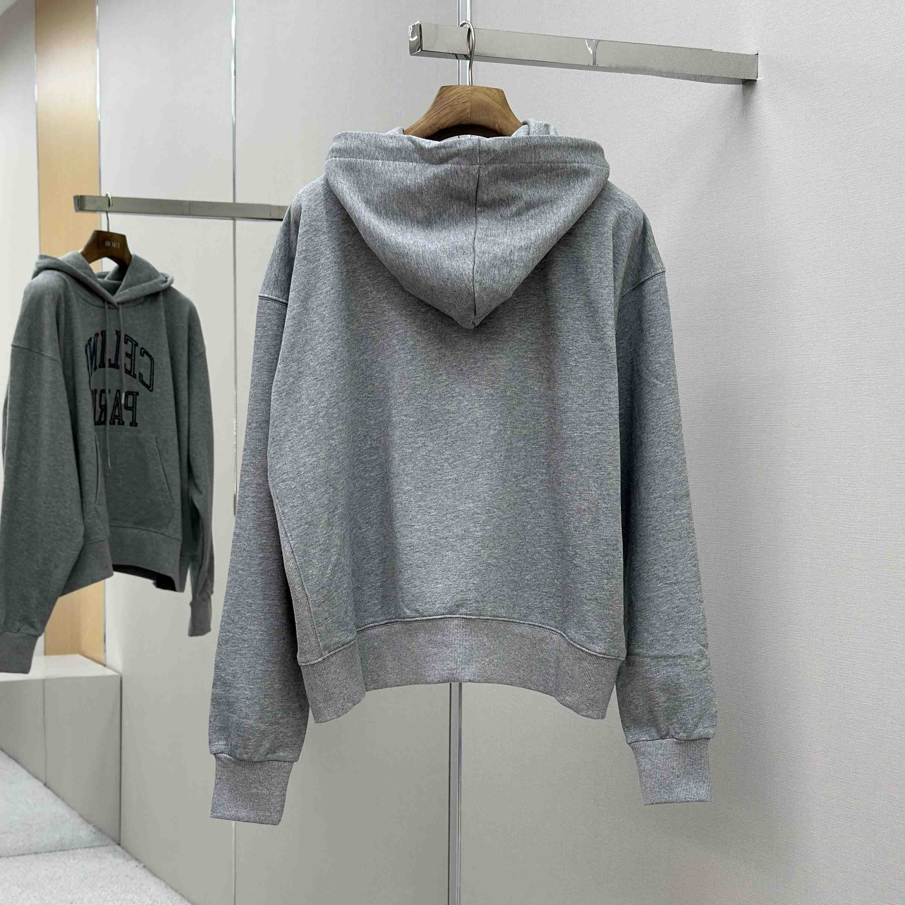 Celine Loose Hoodie In Cotton Fleece - EUR FASHION
