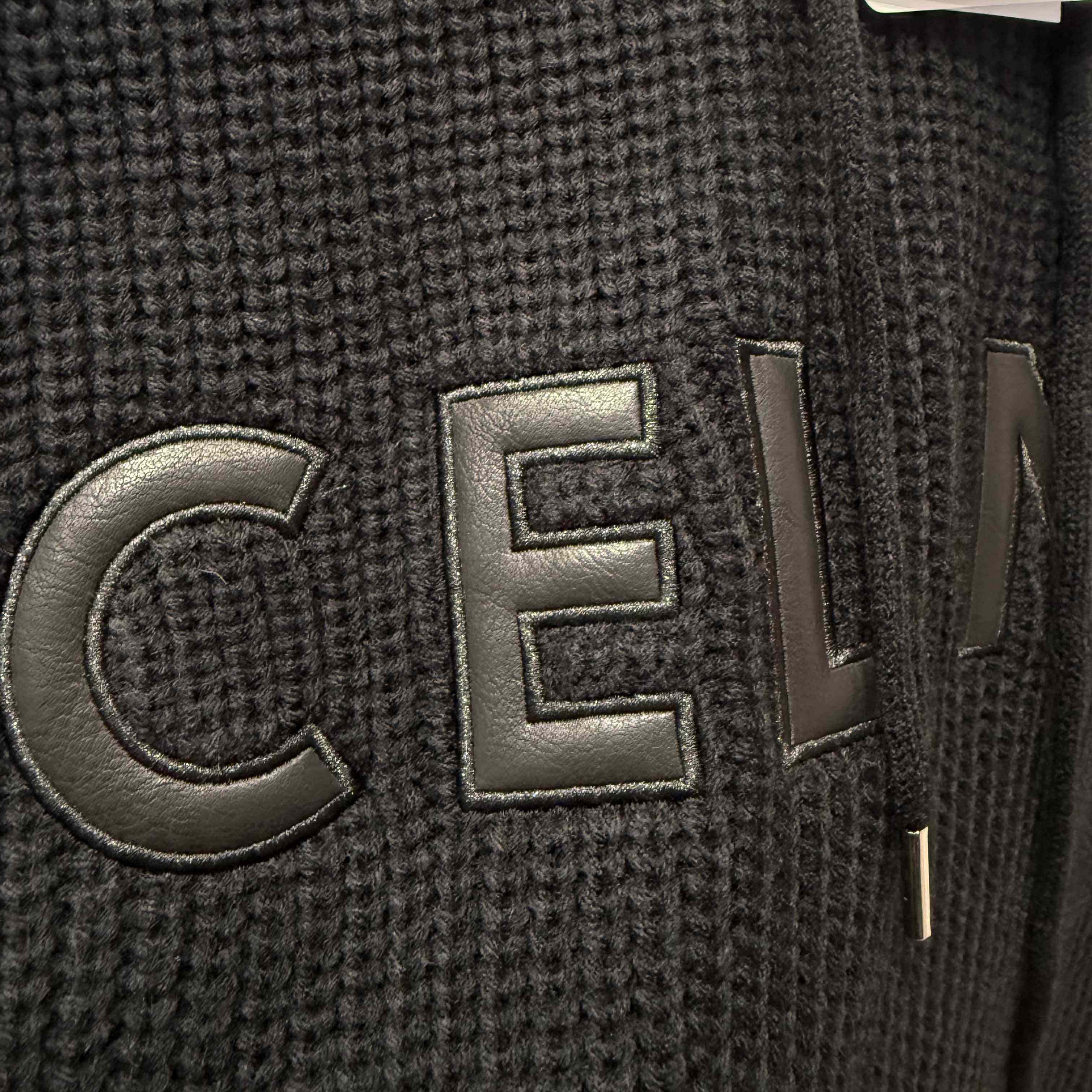 Celine Hooded Sweater In Monochromic Wool - EUR FASHION