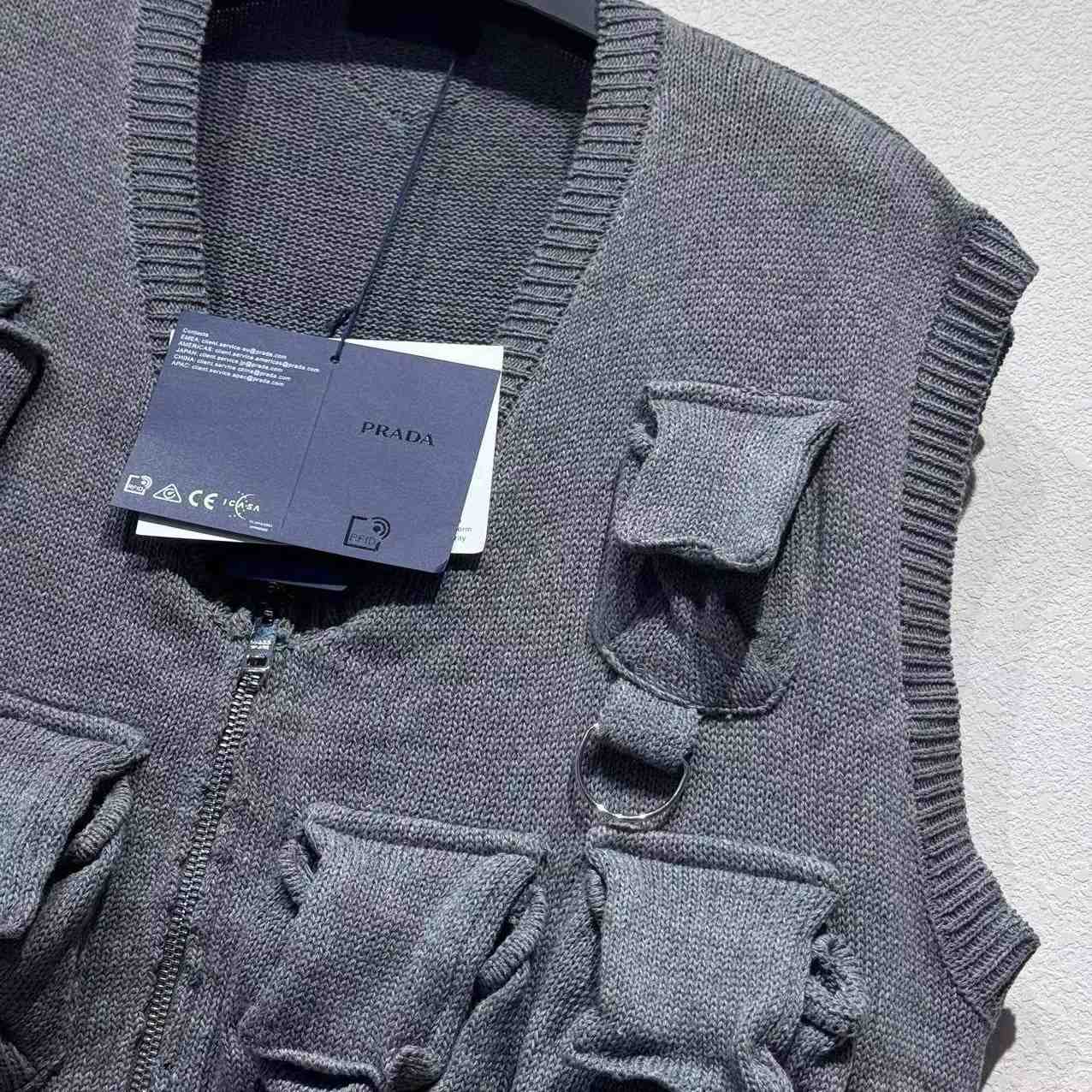 Prada Shetland Wool Sweater Vest - EUR FASHION