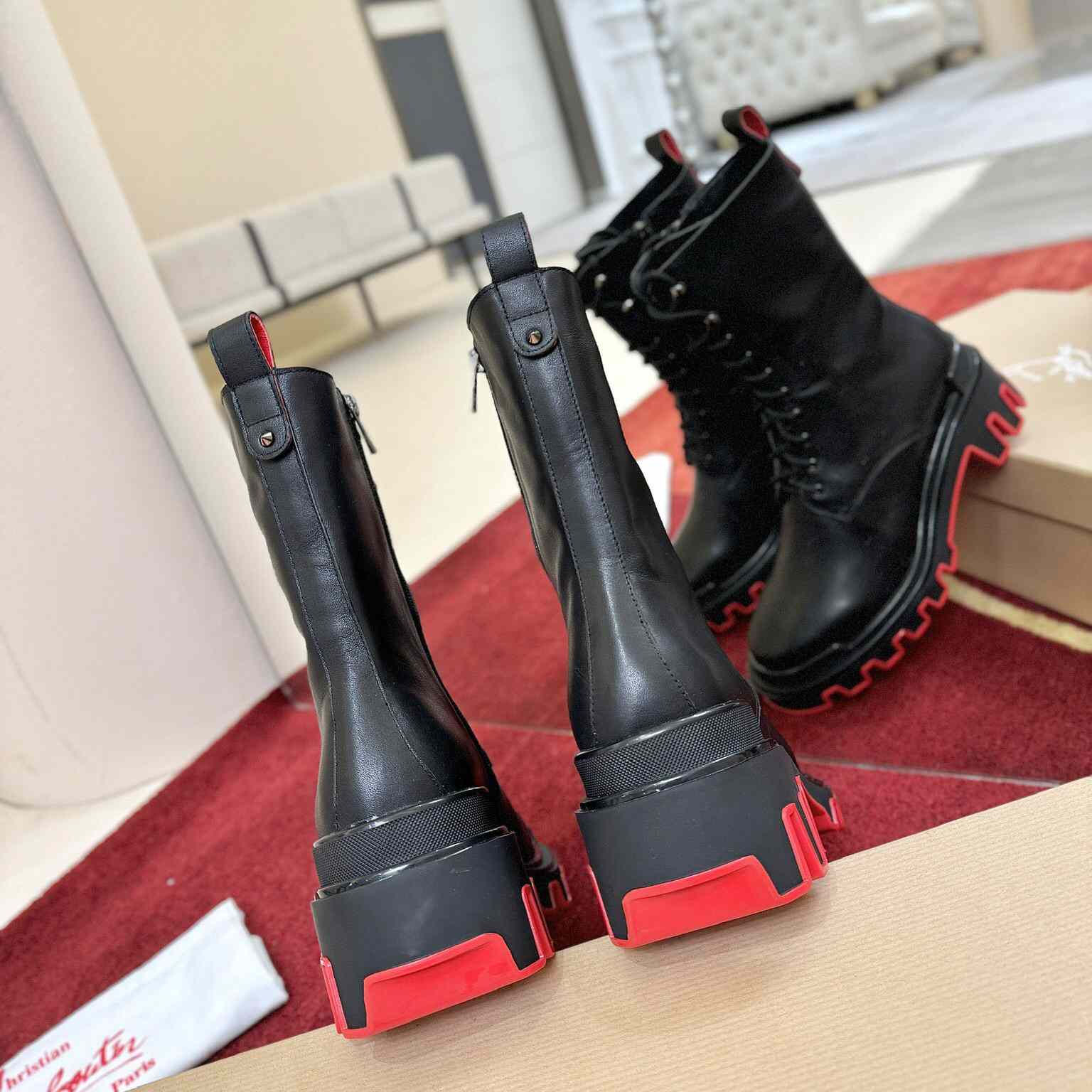 Christian Louboutin Dune Trott Alta Low Boots - EUR FASHION