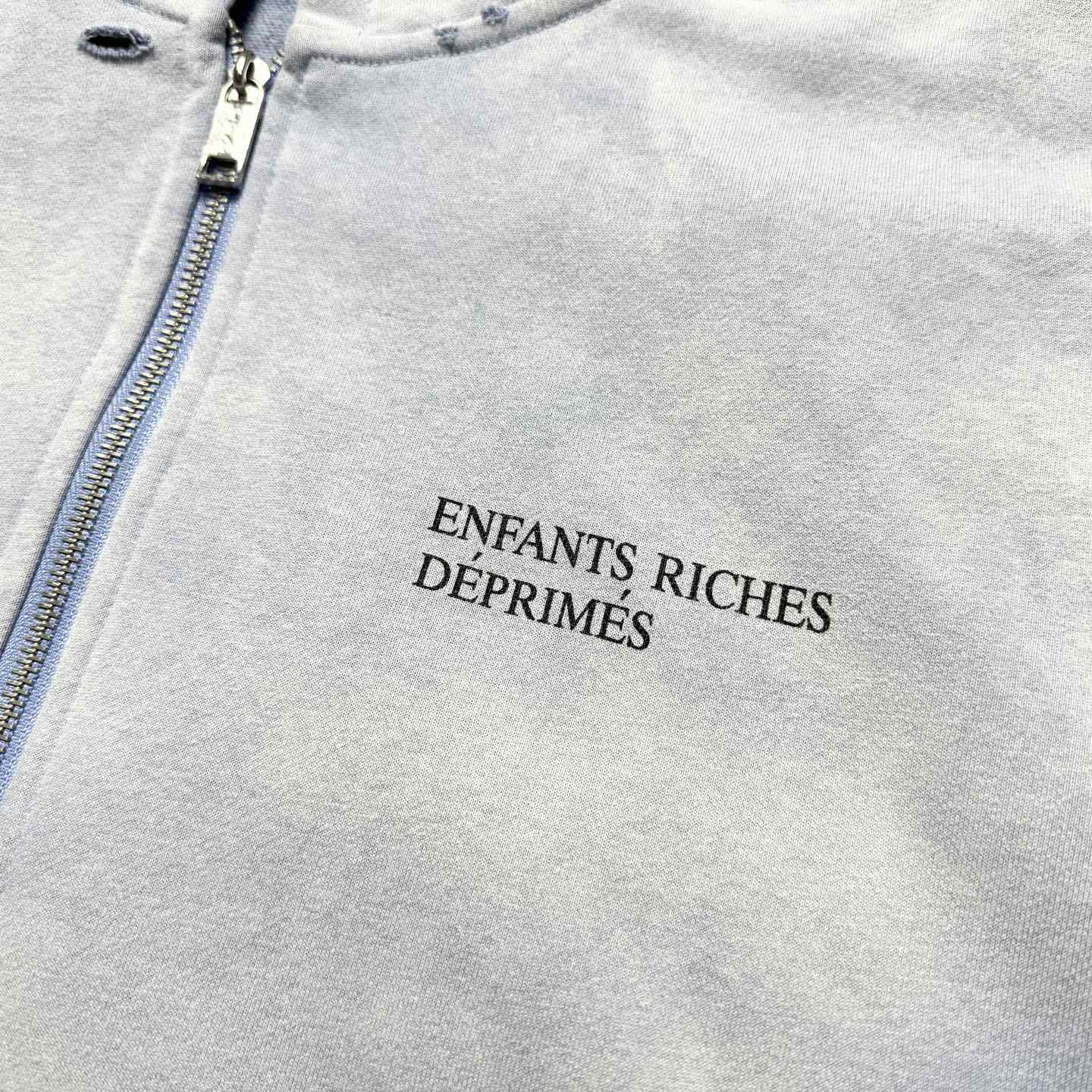 Enfants Riches Déprimés Cotton Jersey Zip-Up Hoodie - EUR FASHION