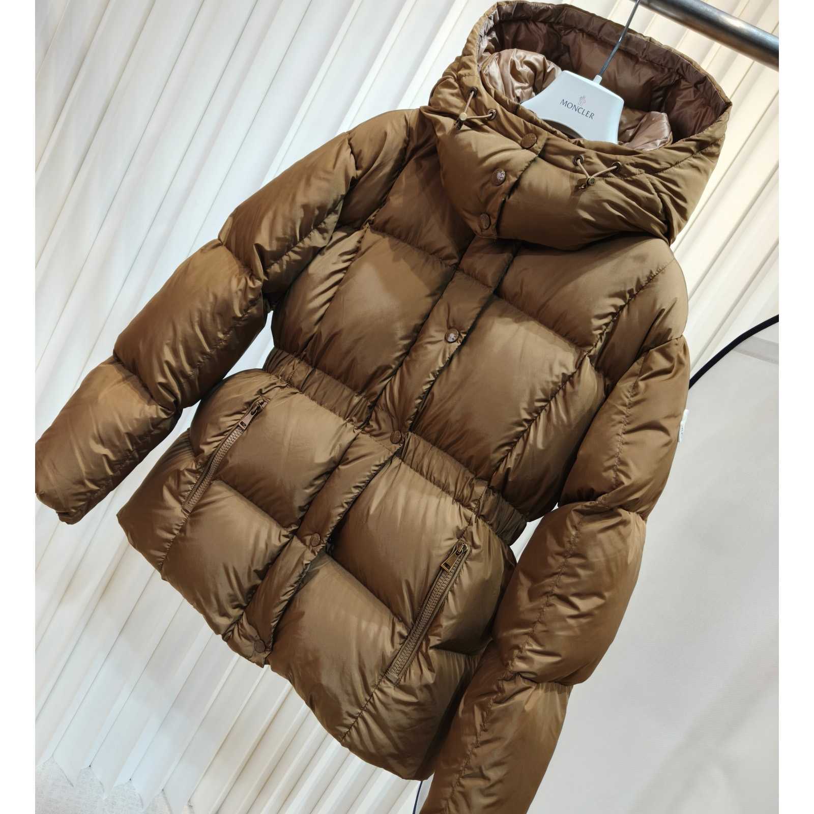Moncler Agneux Square-Quilted Hooded Short Down Jacket - EUR FASHION