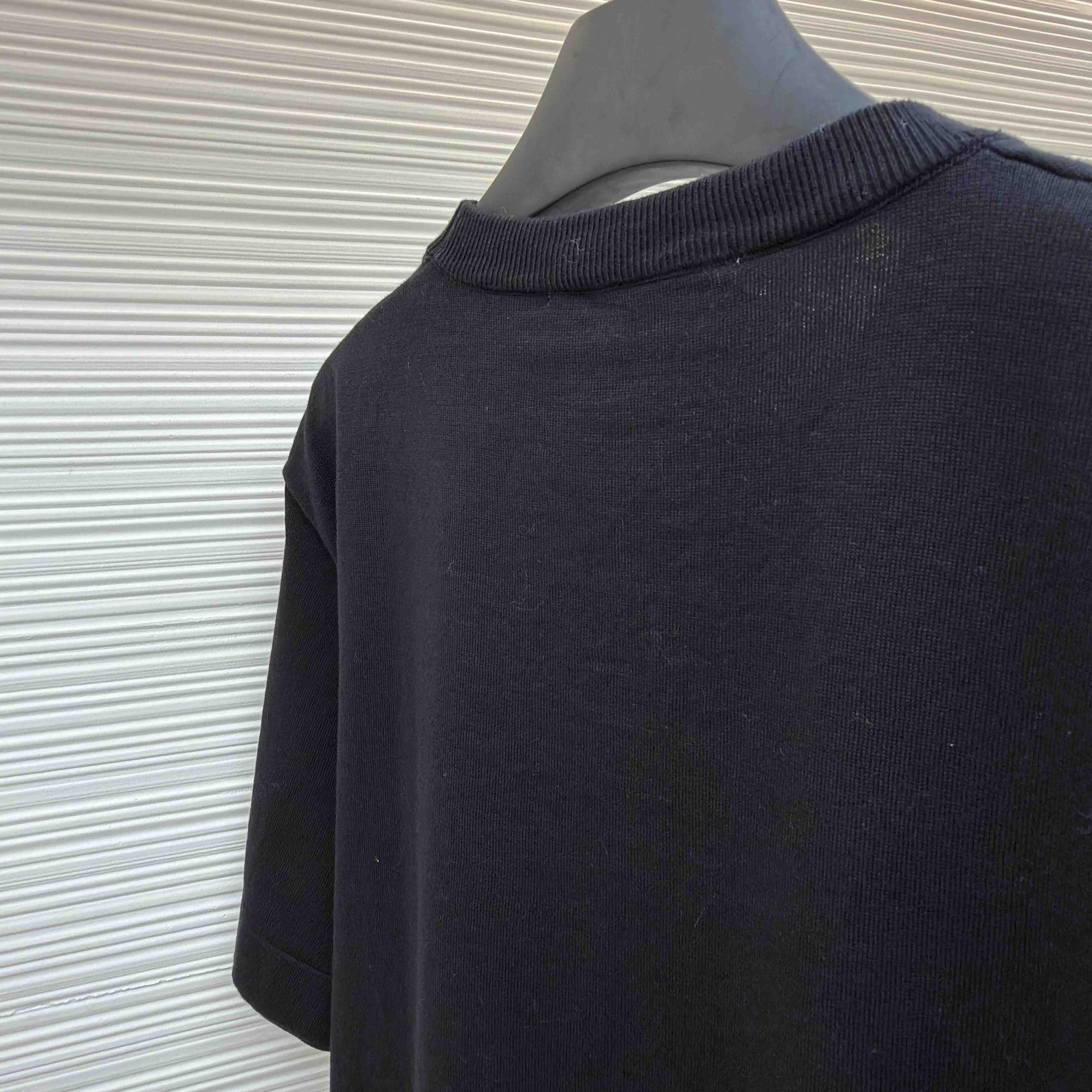 Louis Vuitton Short-Sleeved Intarsia Crewneck   1AJBUZ - EUR FASHION