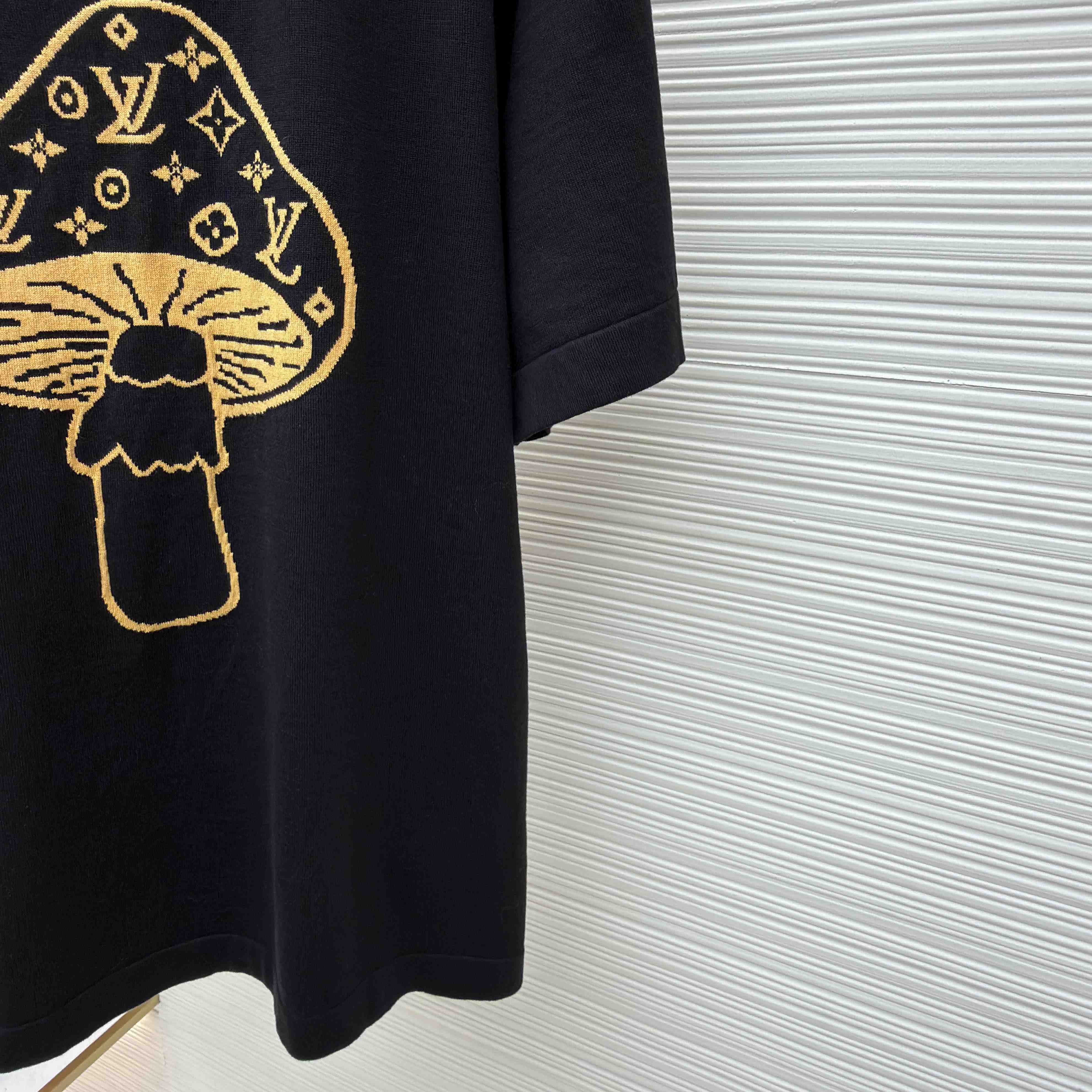 Louis Vuitton Short-Sleeved Intarsia Crewneck   1AJBUZ - EUR FASHION