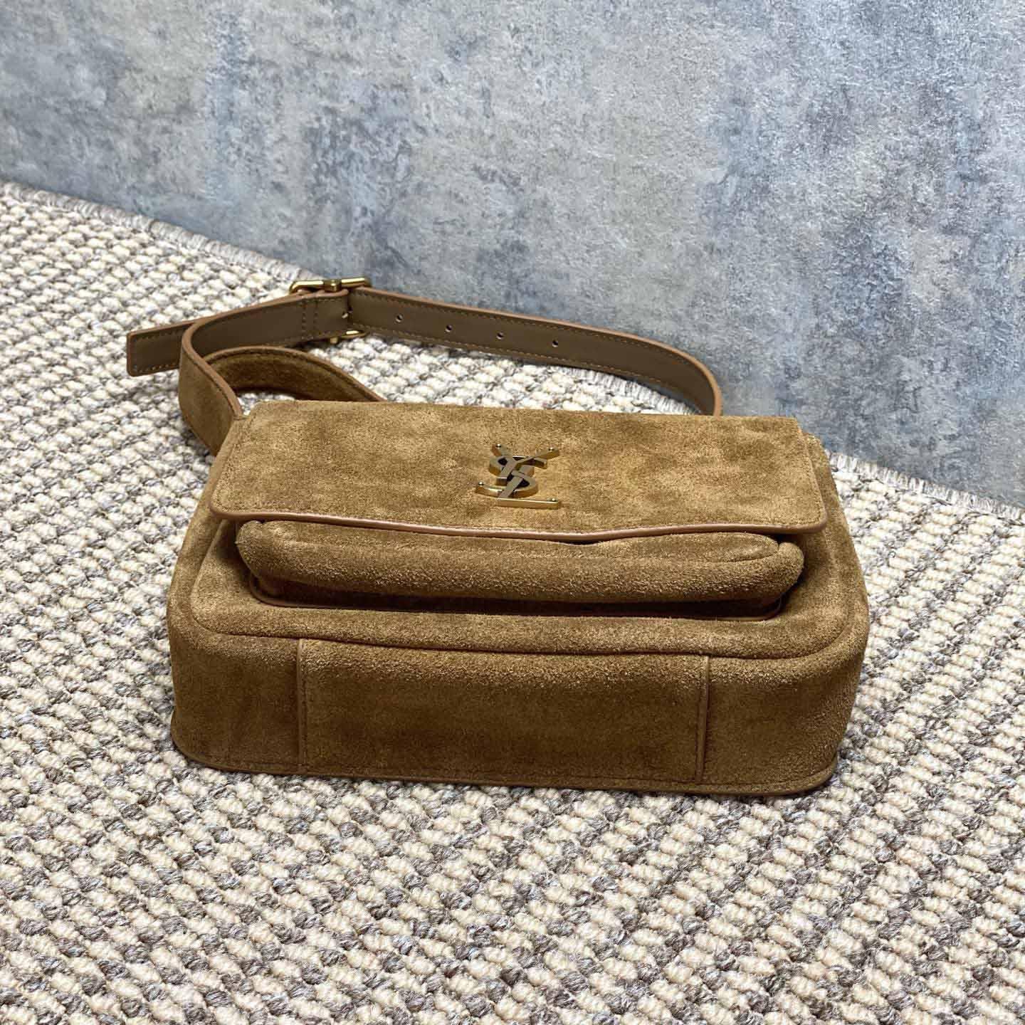Saint Laurent Niki Satchel In Suede - EUR FASHION