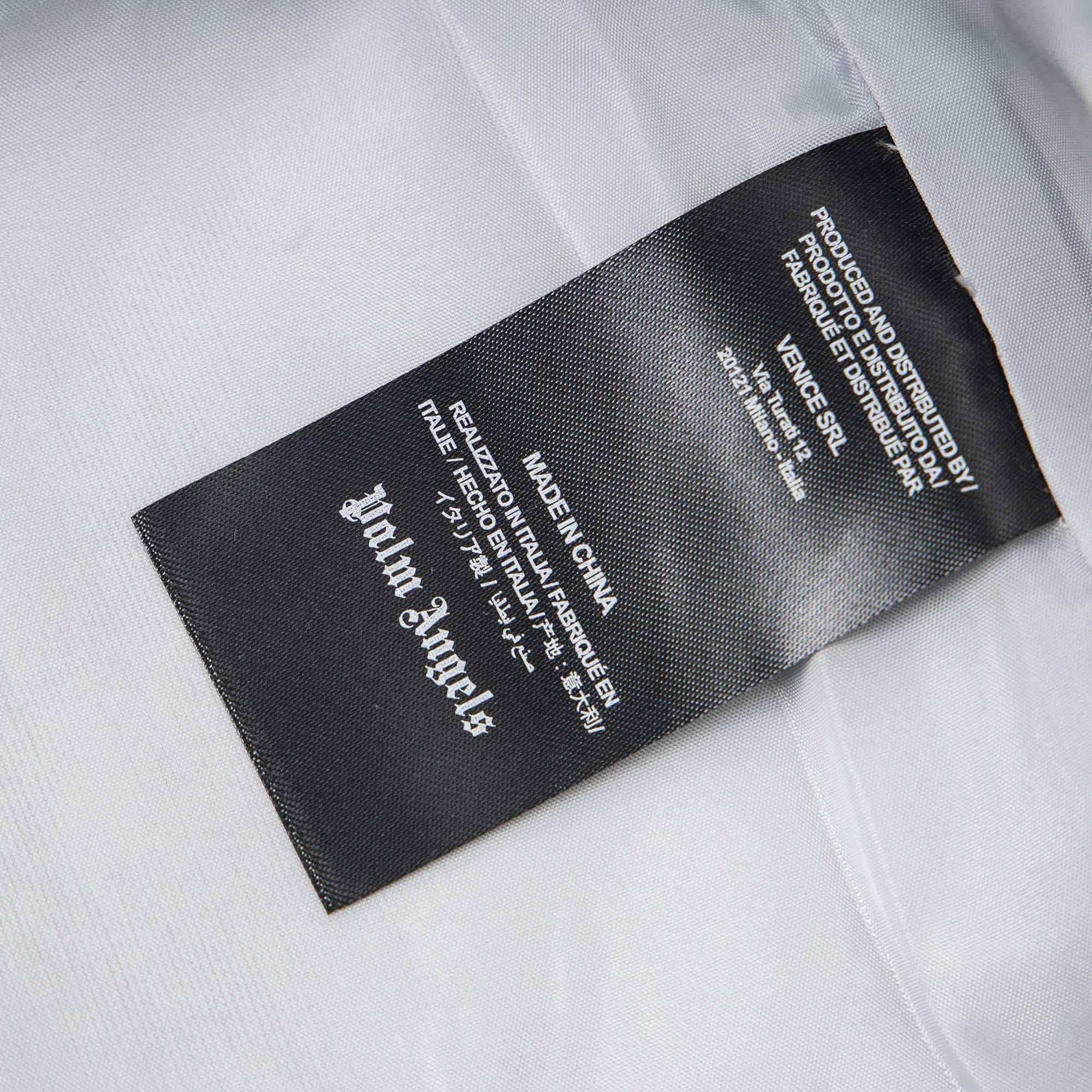 Palm Angels Curved Logo Track Varsity Jacket - EUR FASHION