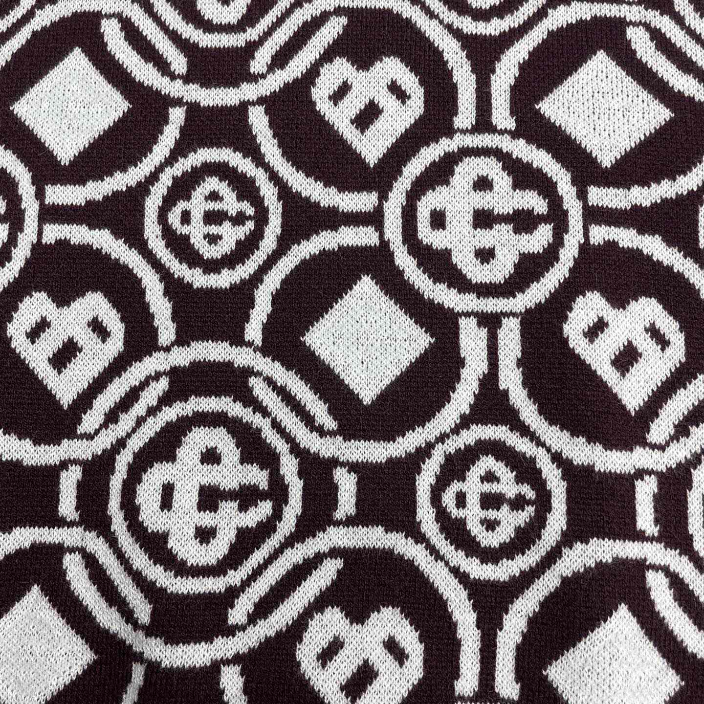 Casablanca Monogram Cotton Knit Polo shirt    Z6027 - EUR FASHION