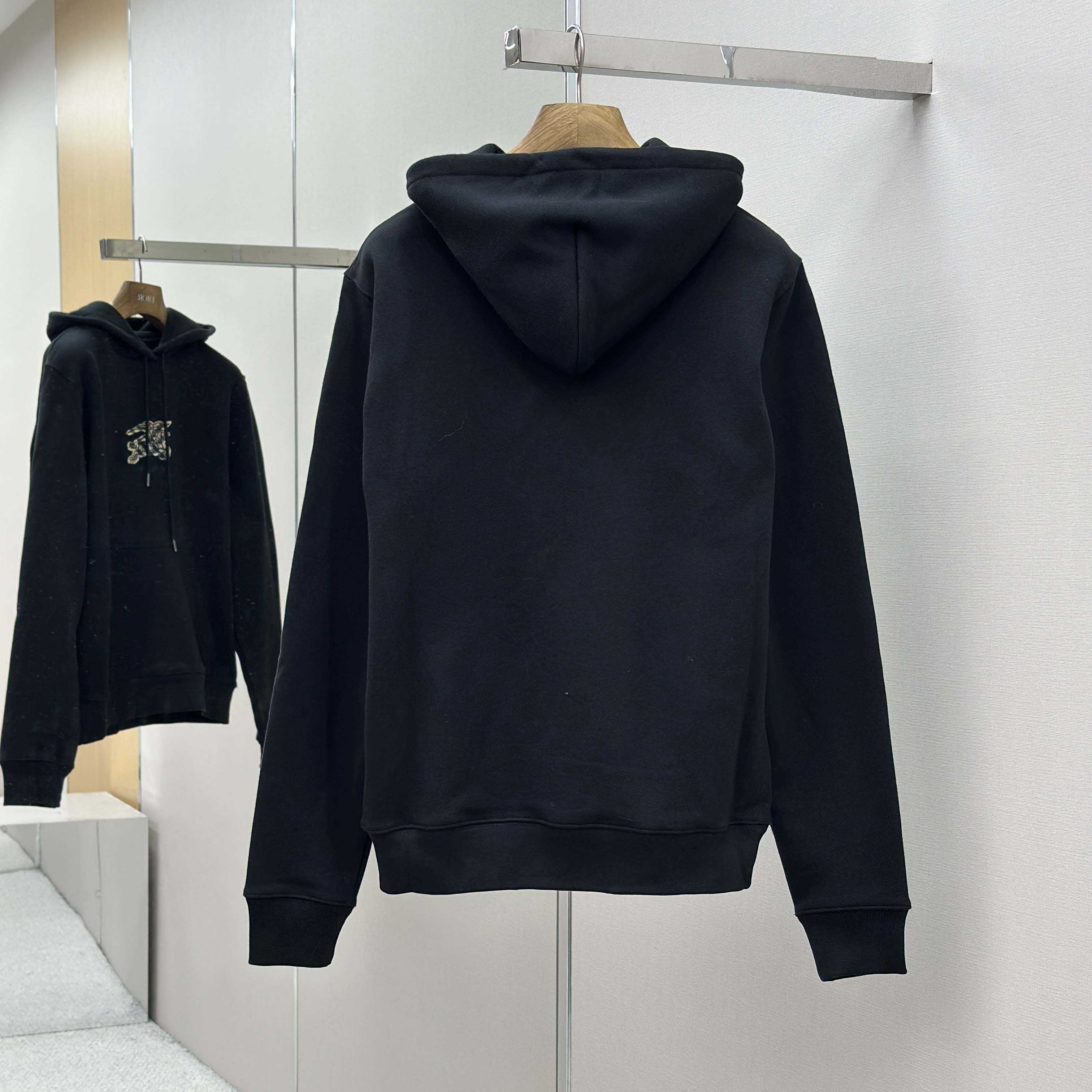 Burberry EKD Check Cotton Hoodie   - EUR FASHION