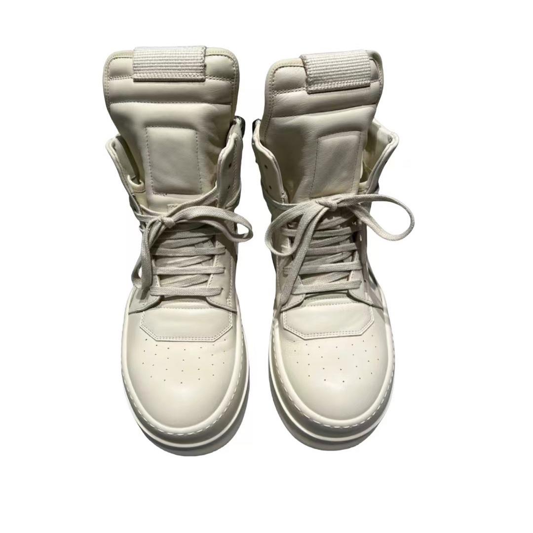 Rick Owens Geobasket High-Top Sneakers - EUR FASHION