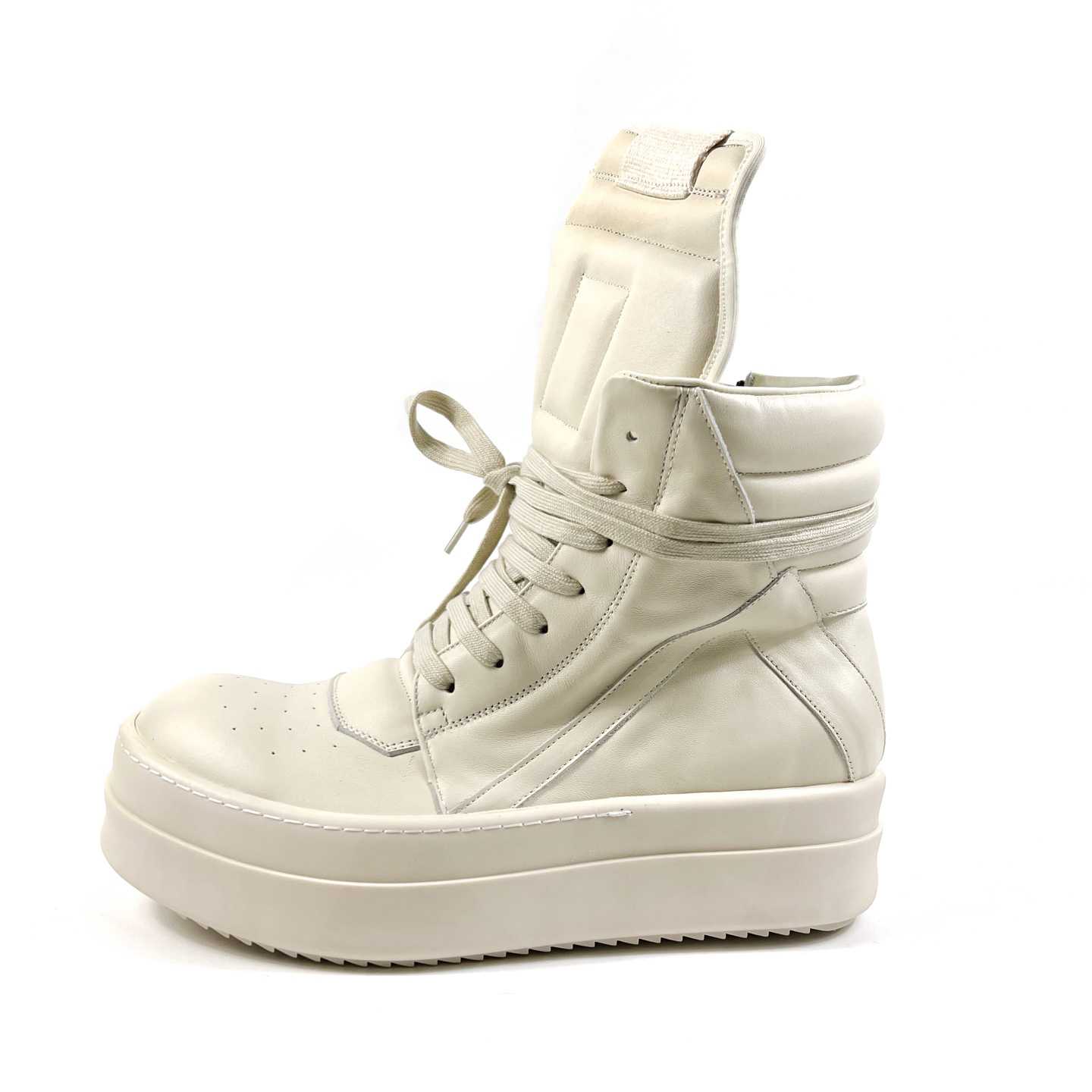 Rick Owens Geobasket High-Top Sneakers - EUR FASHION