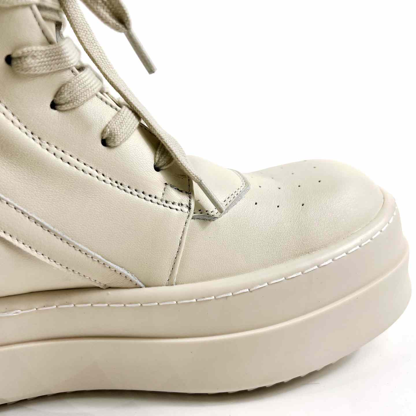Rick Owens Geobasket High-Top Sneakers - EUR FASHION