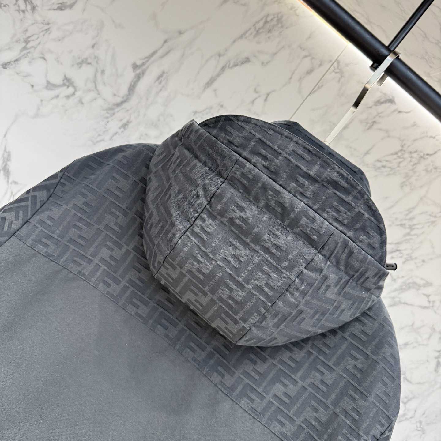 Fendi 'FF Denim Tech' Padded Jacket - EUR FASHION