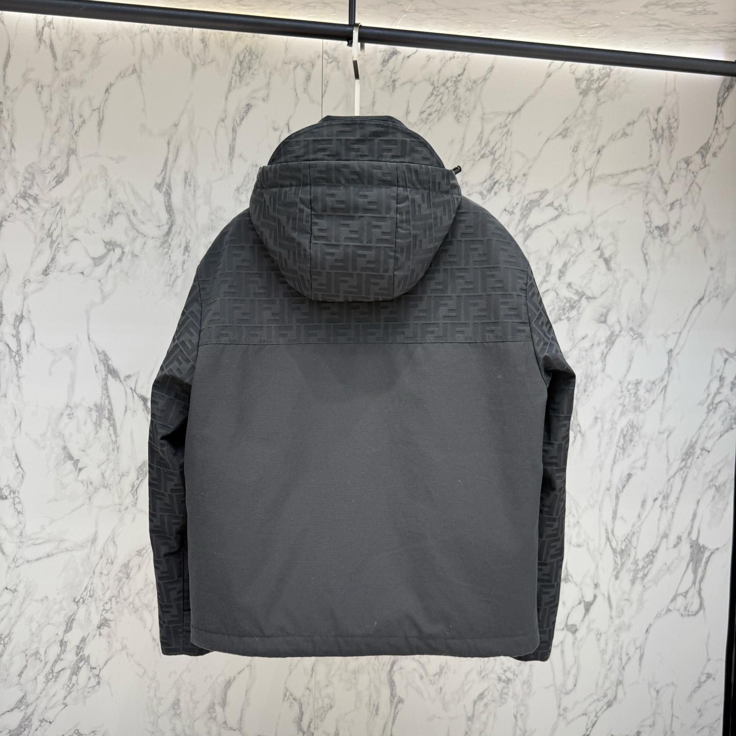 Fendi 'FF Denim Tech' Padded Jacket - EUR FASHION