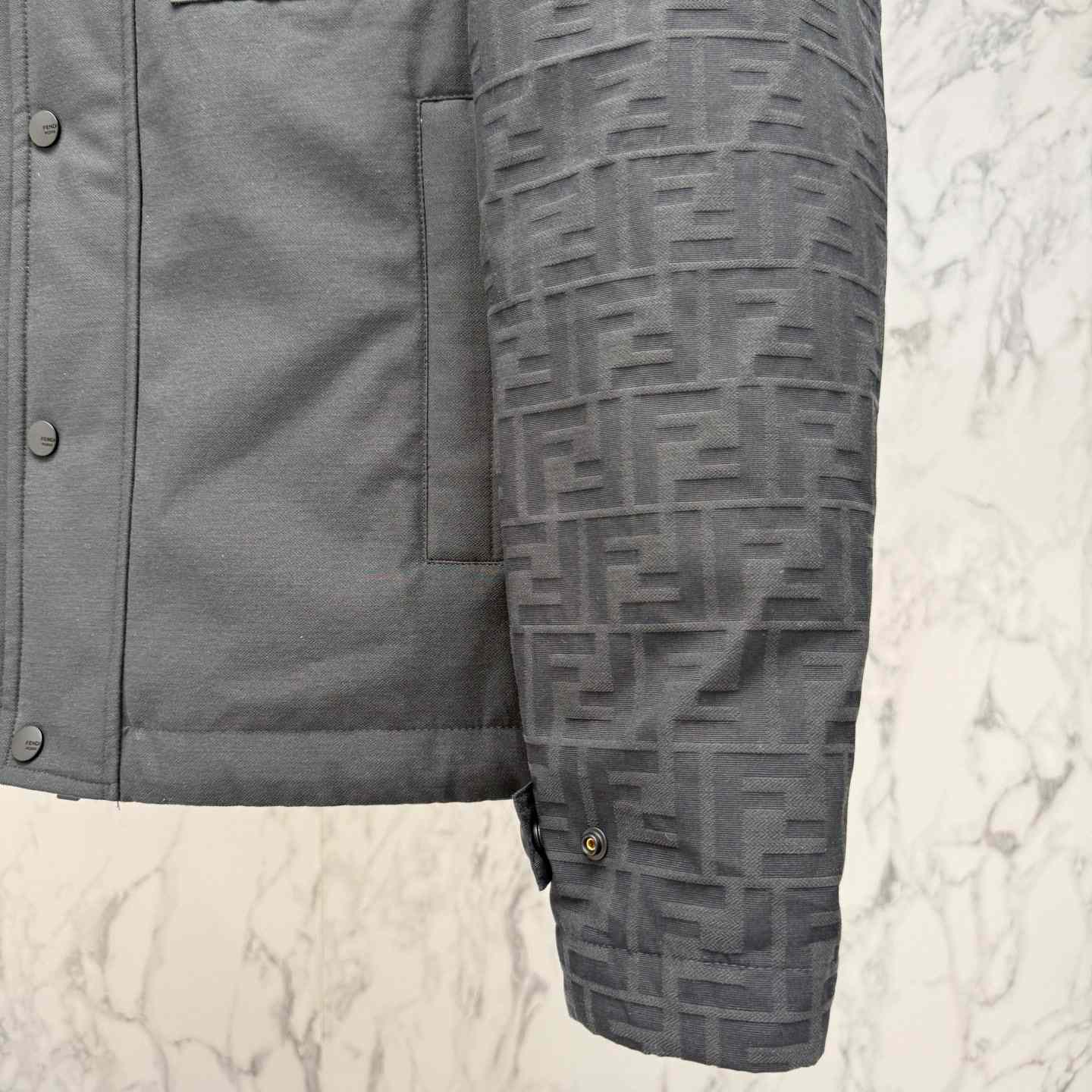 Fendi 'FF Denim Tech' Padded Jacket - EUR FASHION