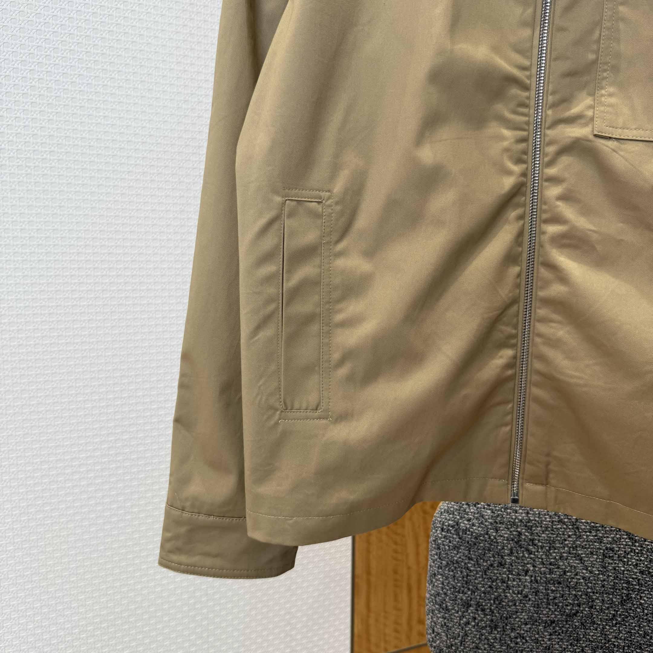 Fendi Beige Gabardine Blouson - EUR FASHION