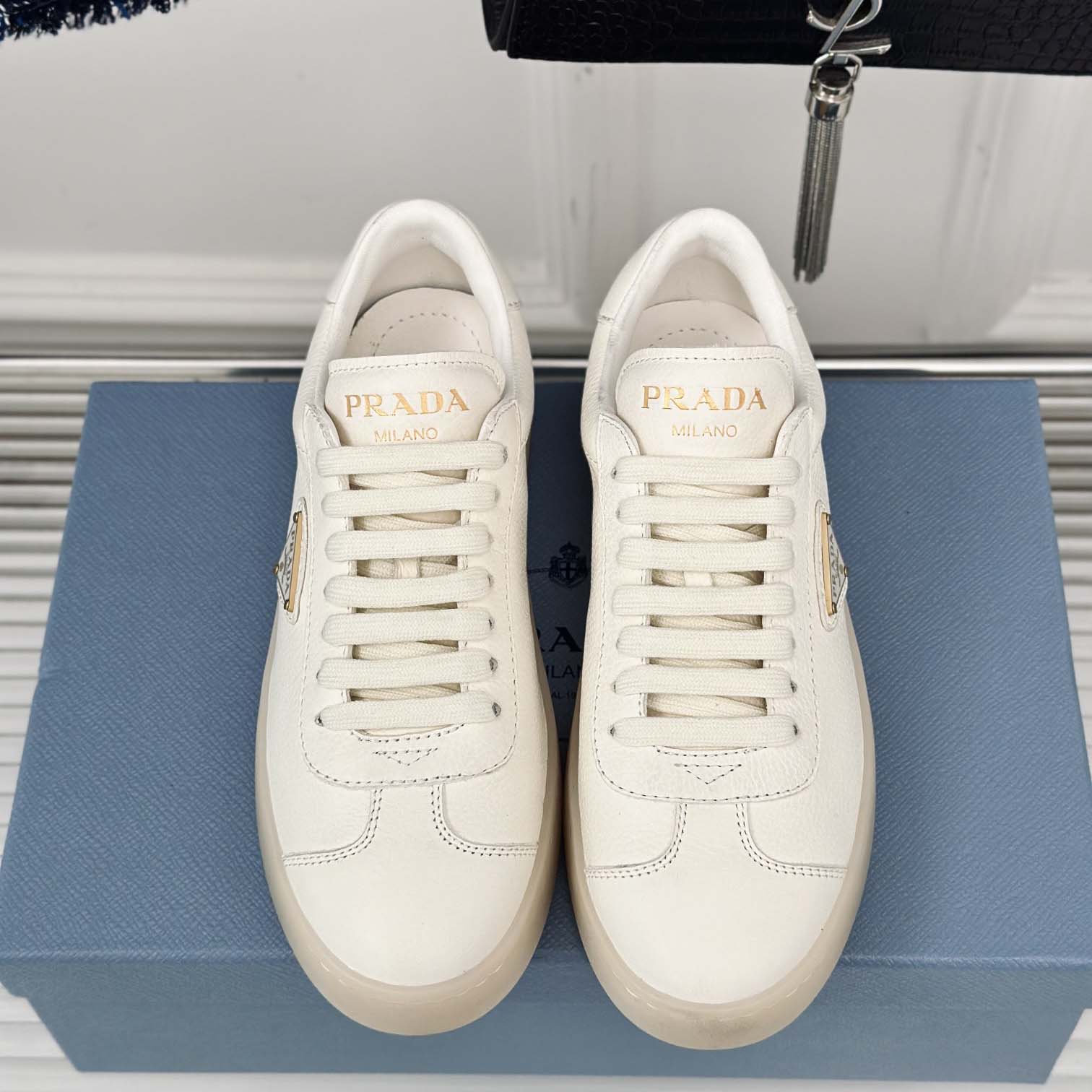Prada Leather Sneaker - EUR FASHION