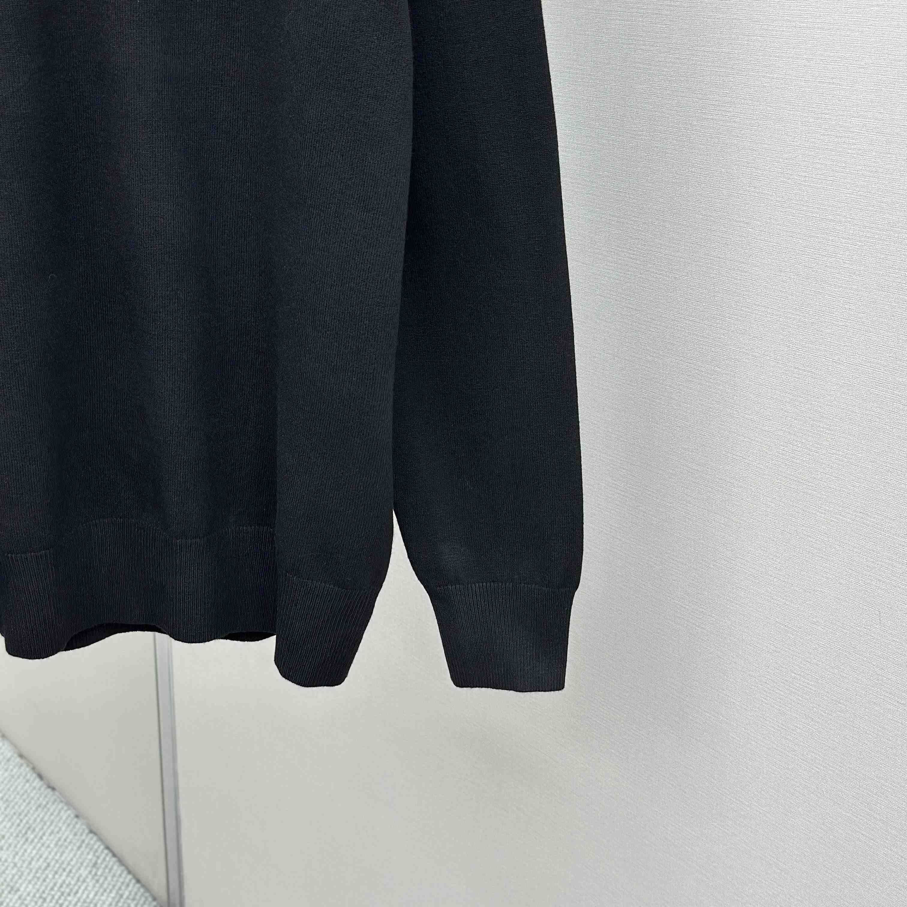 Prada Long-sleeved Superfine Wool Polo Sweater - EUR FASHION