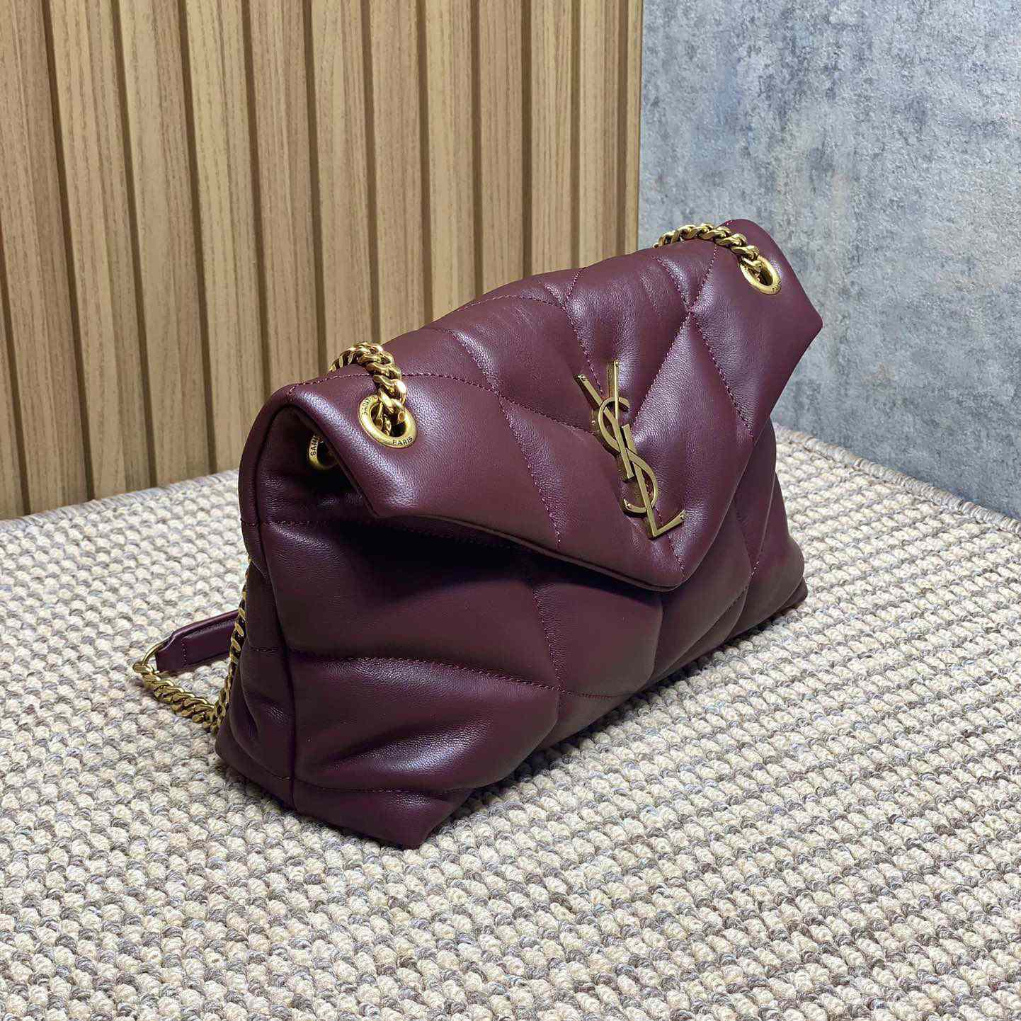 Saint Laurent Puffer Medium In Shiny Leather - EUR FASHION